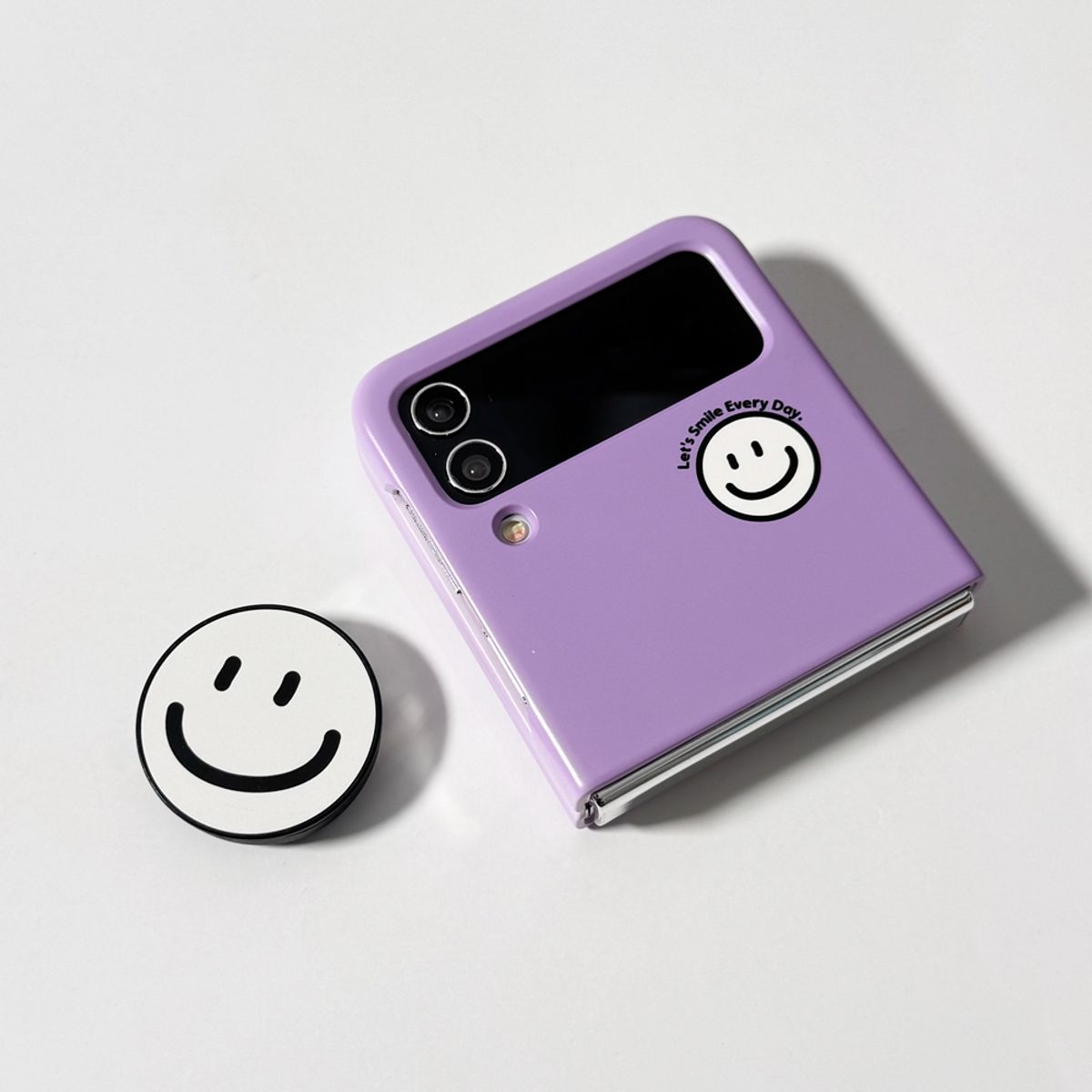 에이쓰리비쓰리(A3B3) Smile Color Soft Purple 스마일 컬러 소프트 퍼플 (Z 플립 3.4.5.6 하드 케이스)
