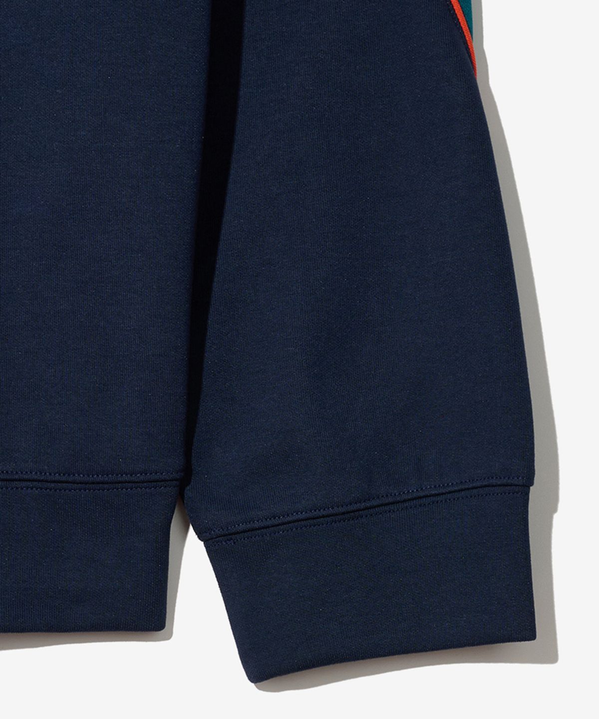 논타입(NONTYPE) PANELED PIPING L/S PK T-SHIRTS (NAVY)