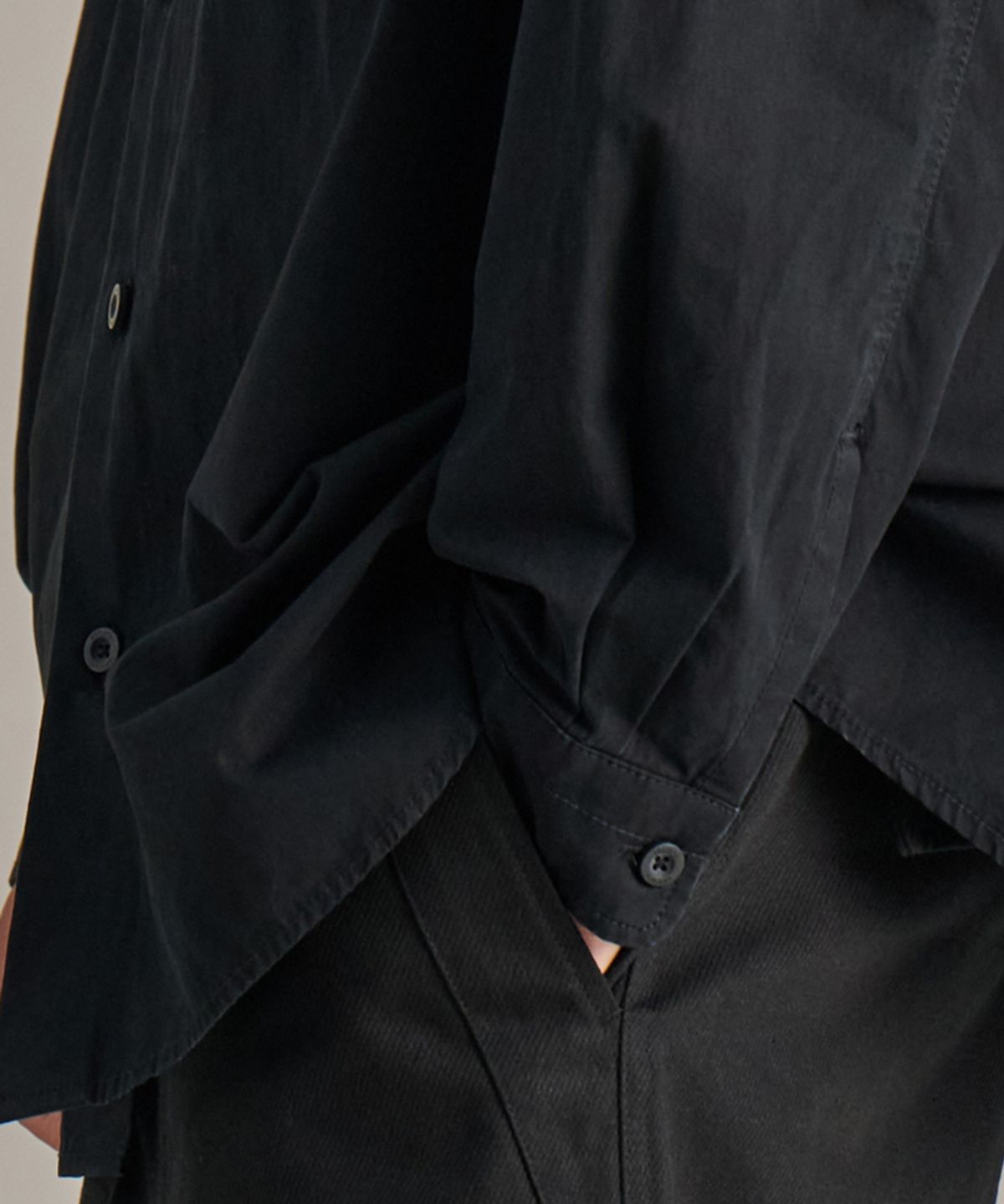 논타입(NONTYPE) COMFY 3PK HEAVY SHIRTS (CHARCOAL)