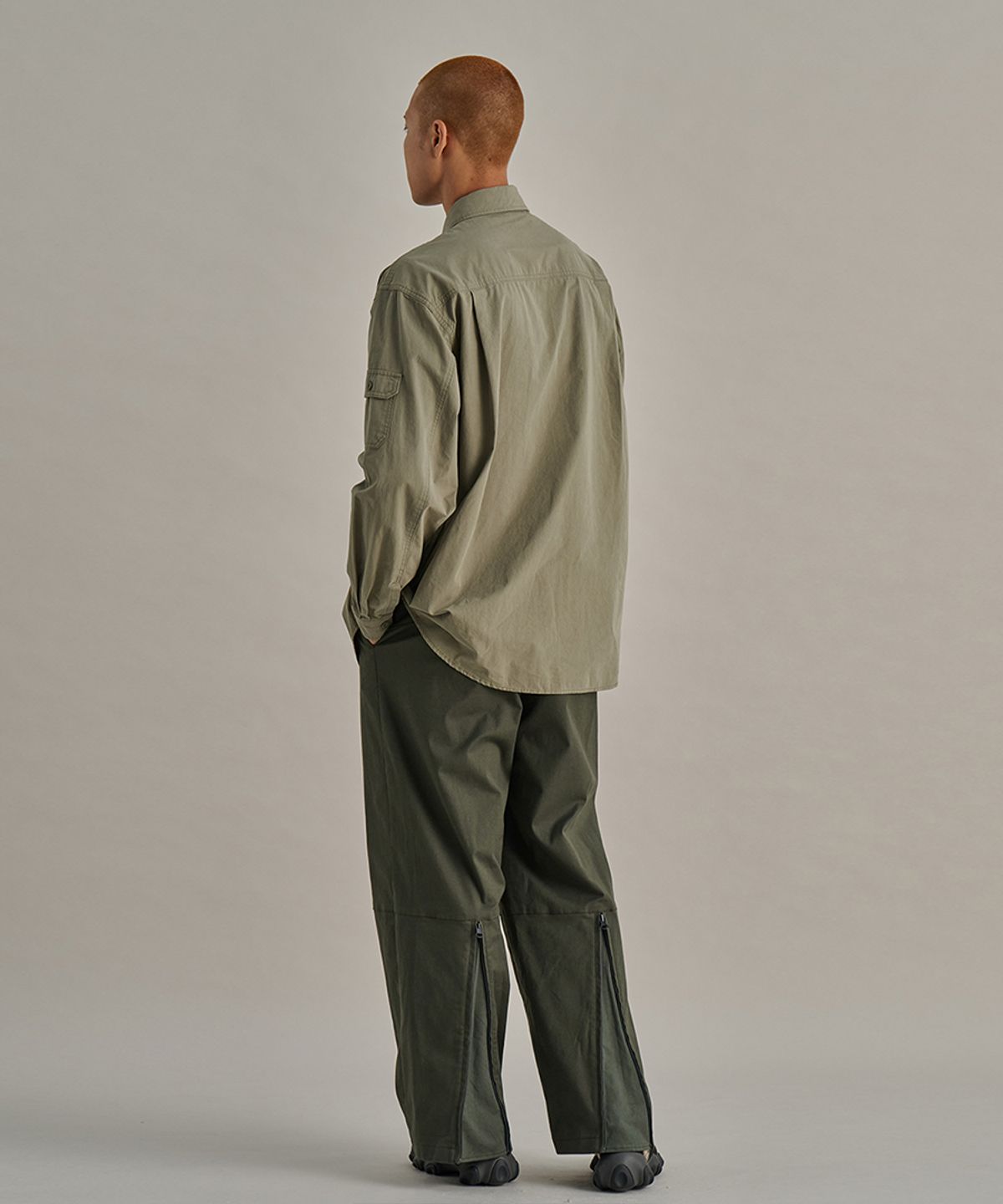 논타입(NONTYPE) COMFY 3PK HEAVY SHIRTS (KHAKI)