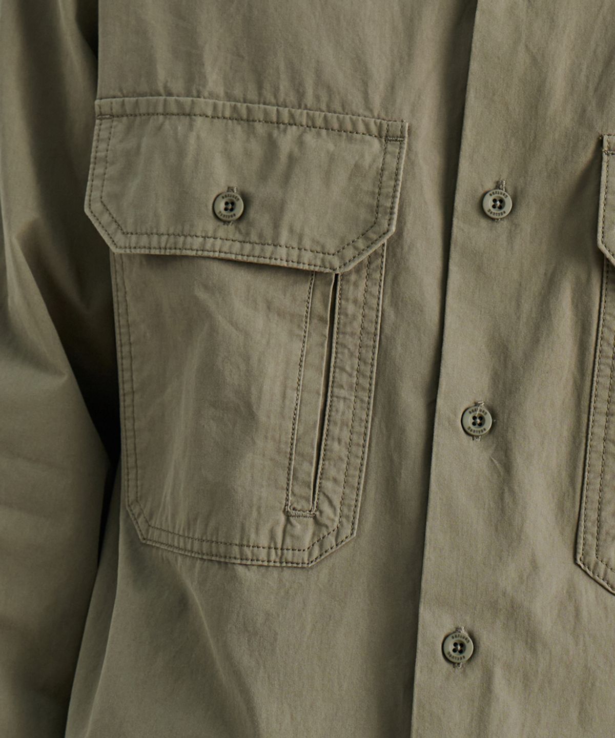 논타입(NONTYPE) COMFY 3PK HEAVY SHIRTS (KHAKI)