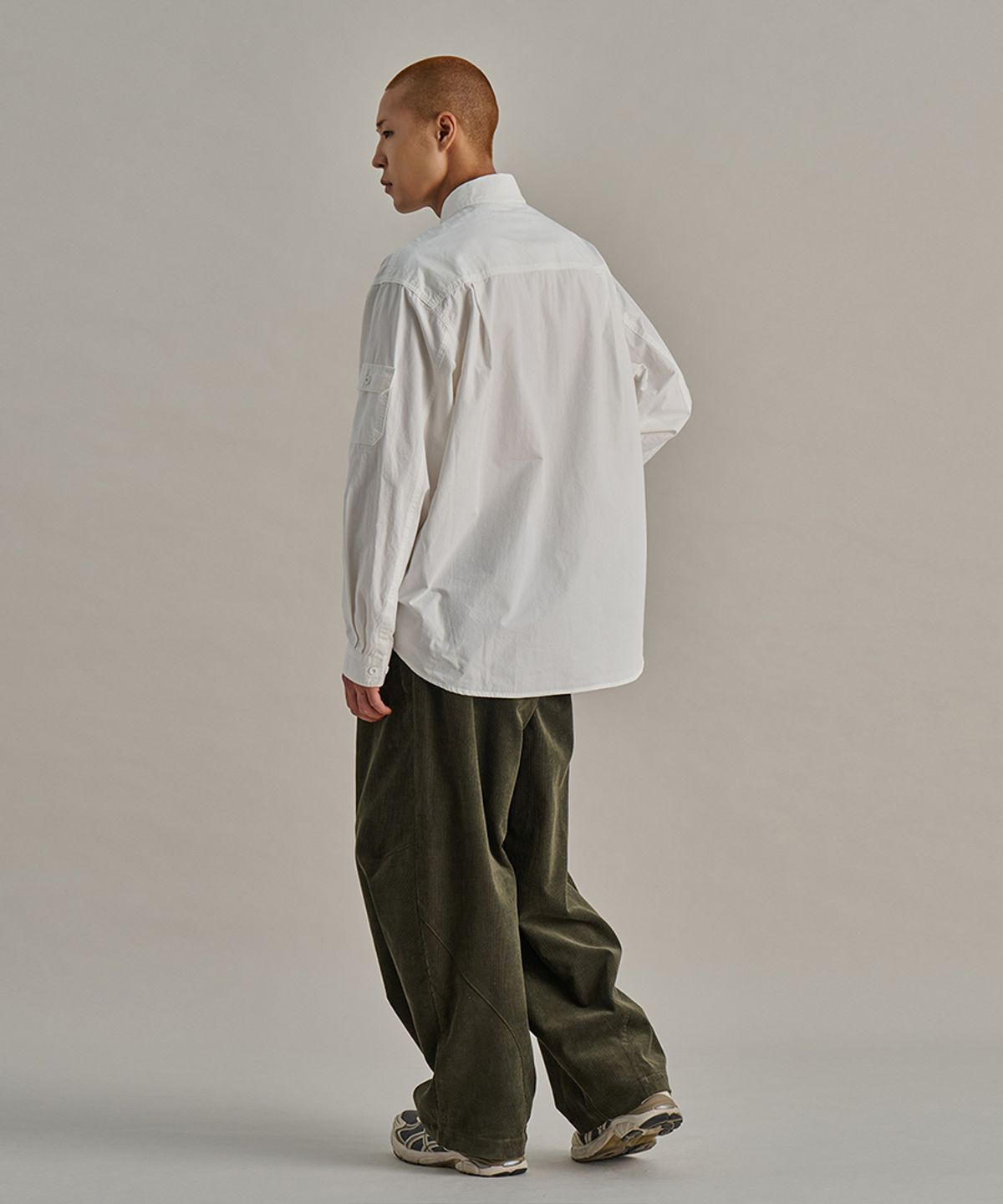 논타입(NONTYPE) COMFY 3PK HEAVY SHIRTS (OFF WHITE)