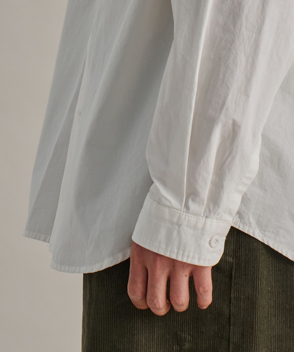 논타입(NONTYPE) COMFY 3PK HEAVY SHIRTS (OFF WHITE)