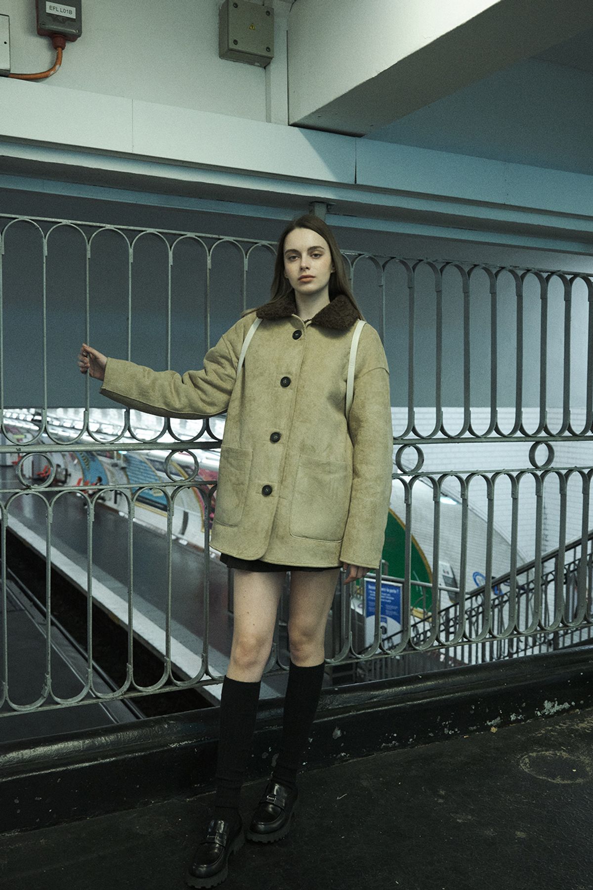아노에틱(ANOETIC) REVERSIBLE MUSTANG COLLOR COAT_4COLOR