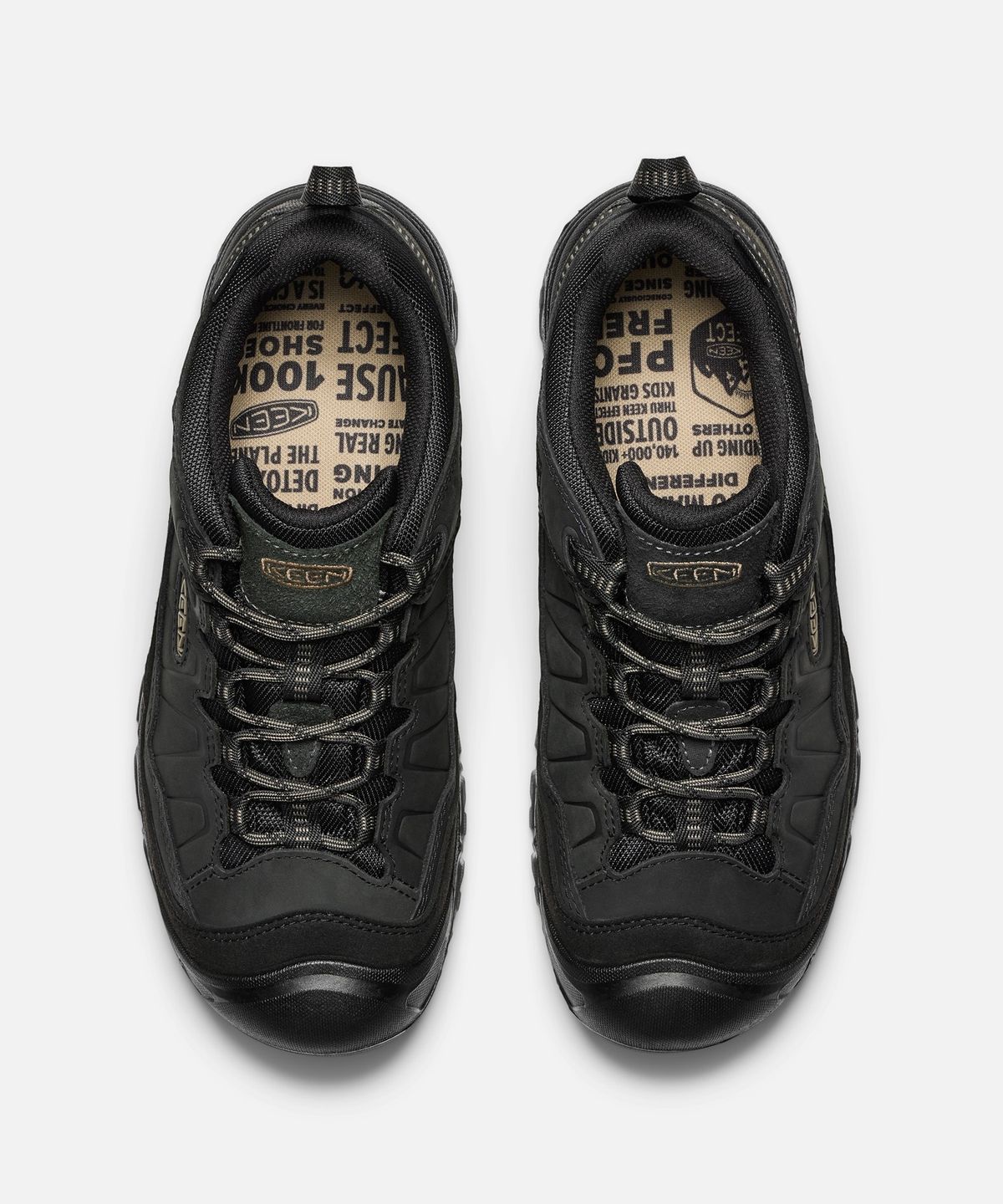킨(KEEN) 타기  남성 등산화 하이킹슈즈 (LOW TOP) BLACK