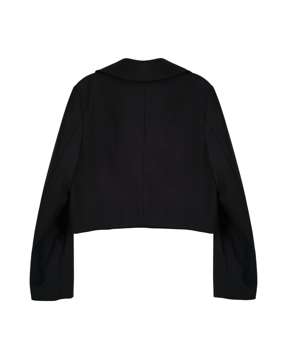 MUSINSA | LO AXUAL RED BUTTON PETER PAN COLLAR JACKET