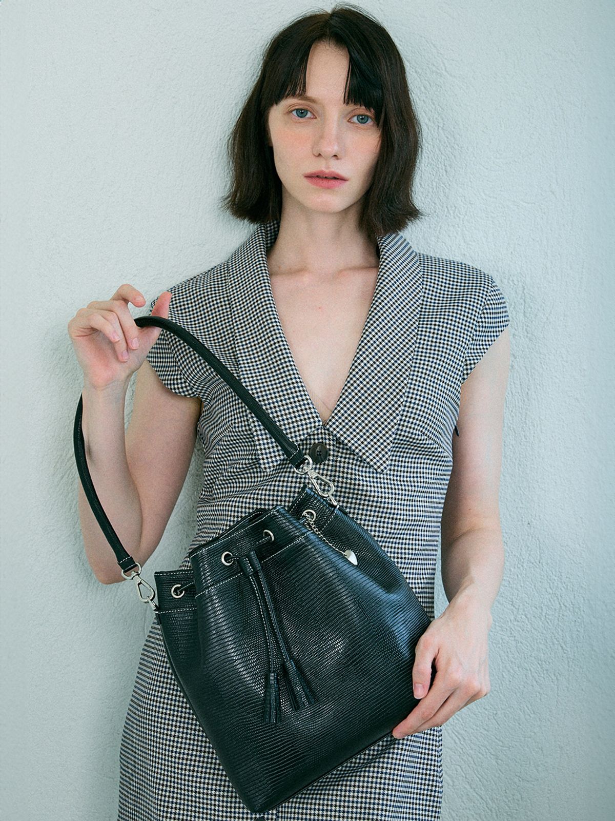 셀레디프(CELEDIFF) rawed saddle bag_black