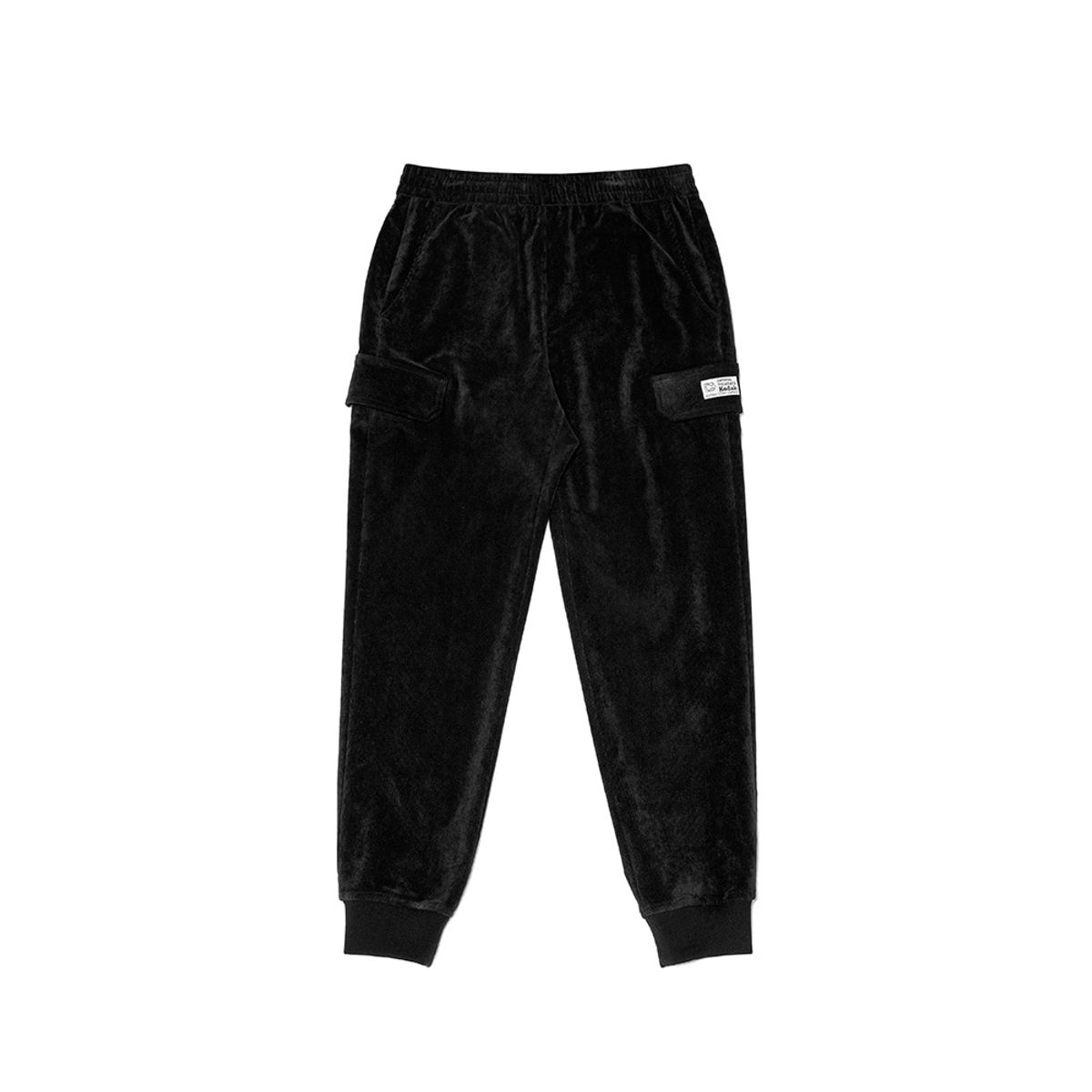 코닥(KODAK) 코듀로이 레귤러핏 카고 조거 팬츠 BLACK