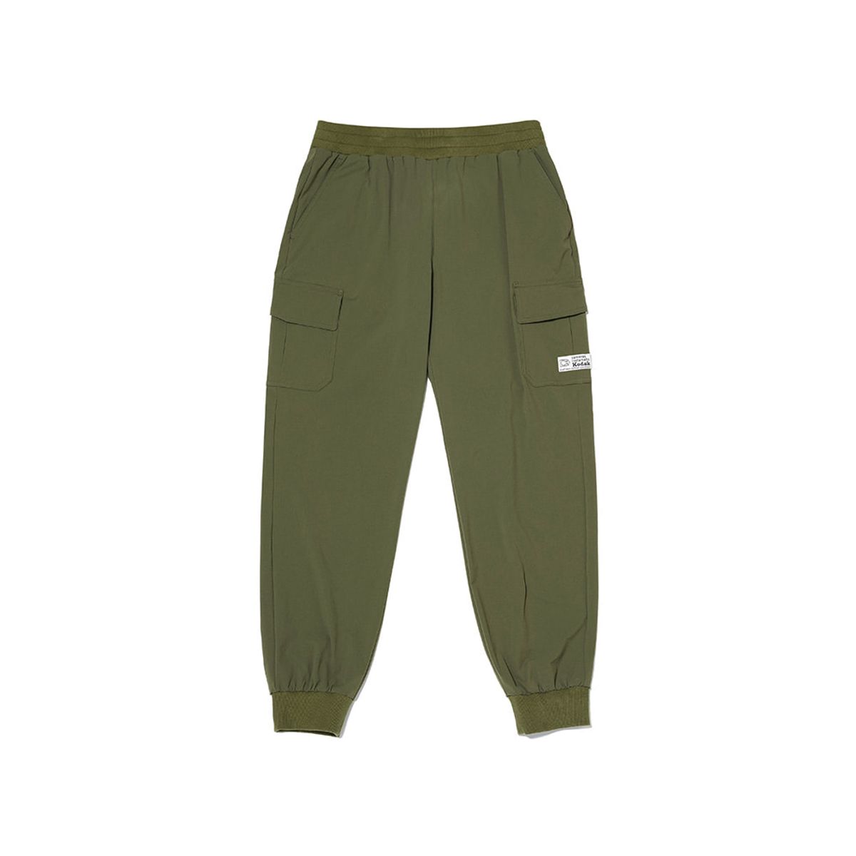 코닥(KODAK) 기모 레귤러핏 카고 조거 팬츠 KHAKI