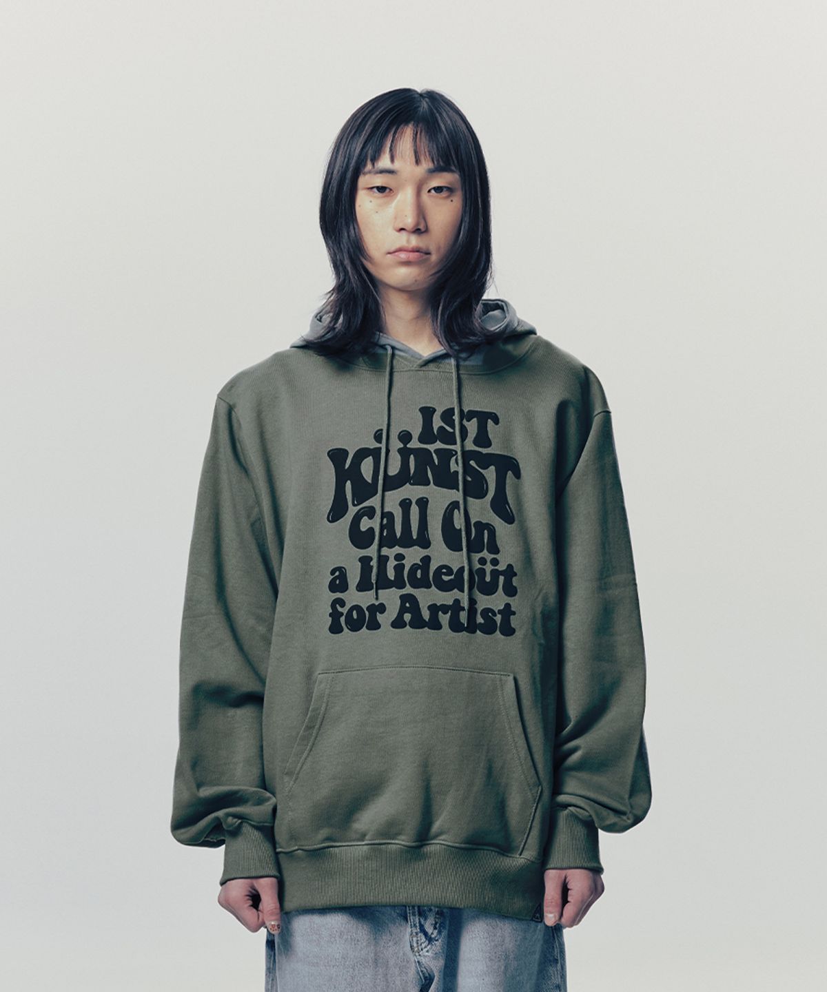 이스트쿤스트(ISTKUNST) HIDEOUT HOODIE_4COLOR(IK2ESMM403A)