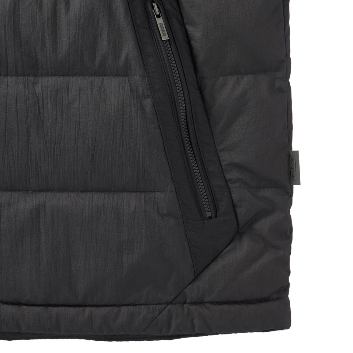 브롬톤 런던(BROMPTON LONDON) AEROWARM HOOD LIGHTWEIGHT DOWN - CHARCOAL (P244UDW102)