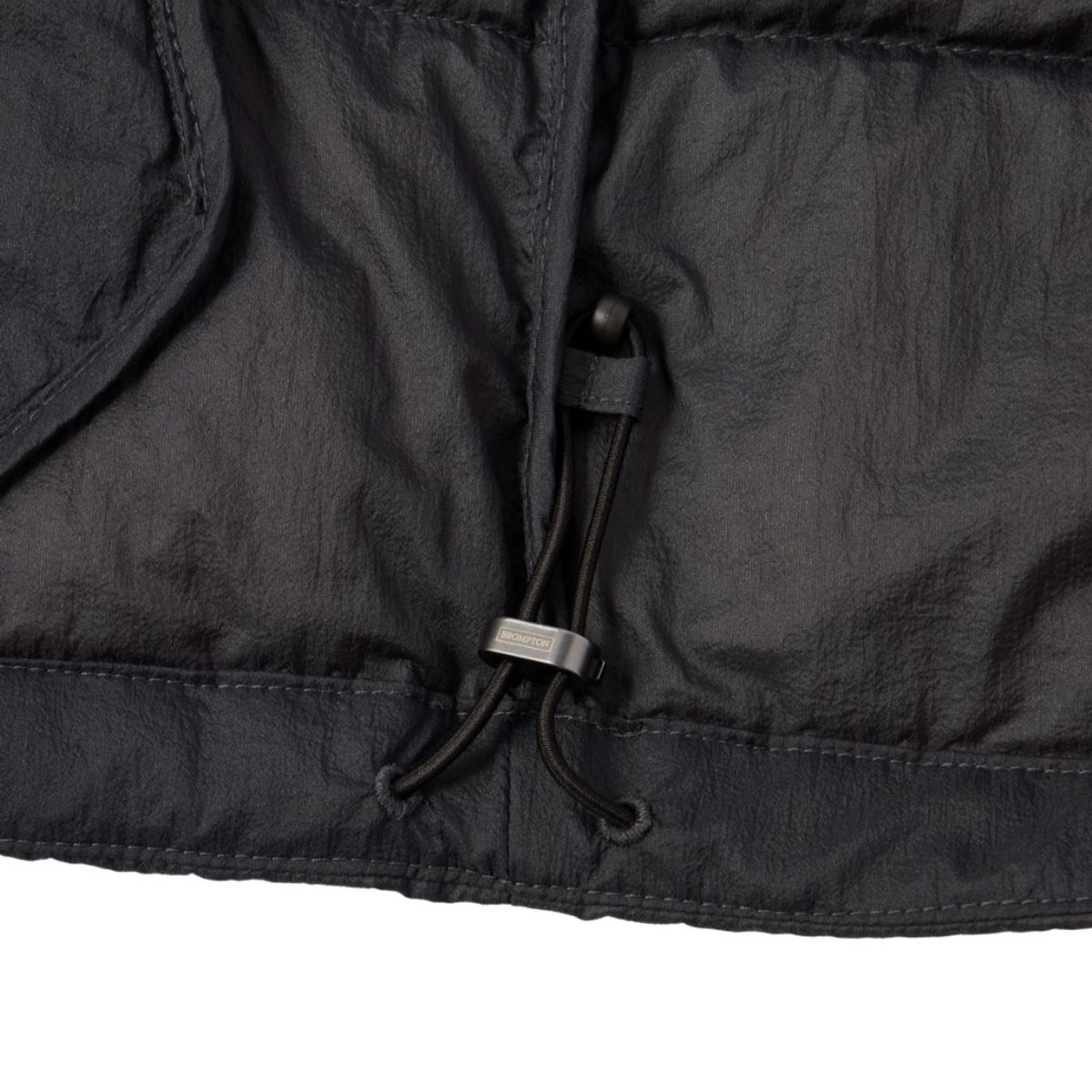 브롬톤 런던(BROMPTON LONDON) AEROWARM HOOD LIGHTWEIGHT DOWN - CHARCOAL (P244UDW102)