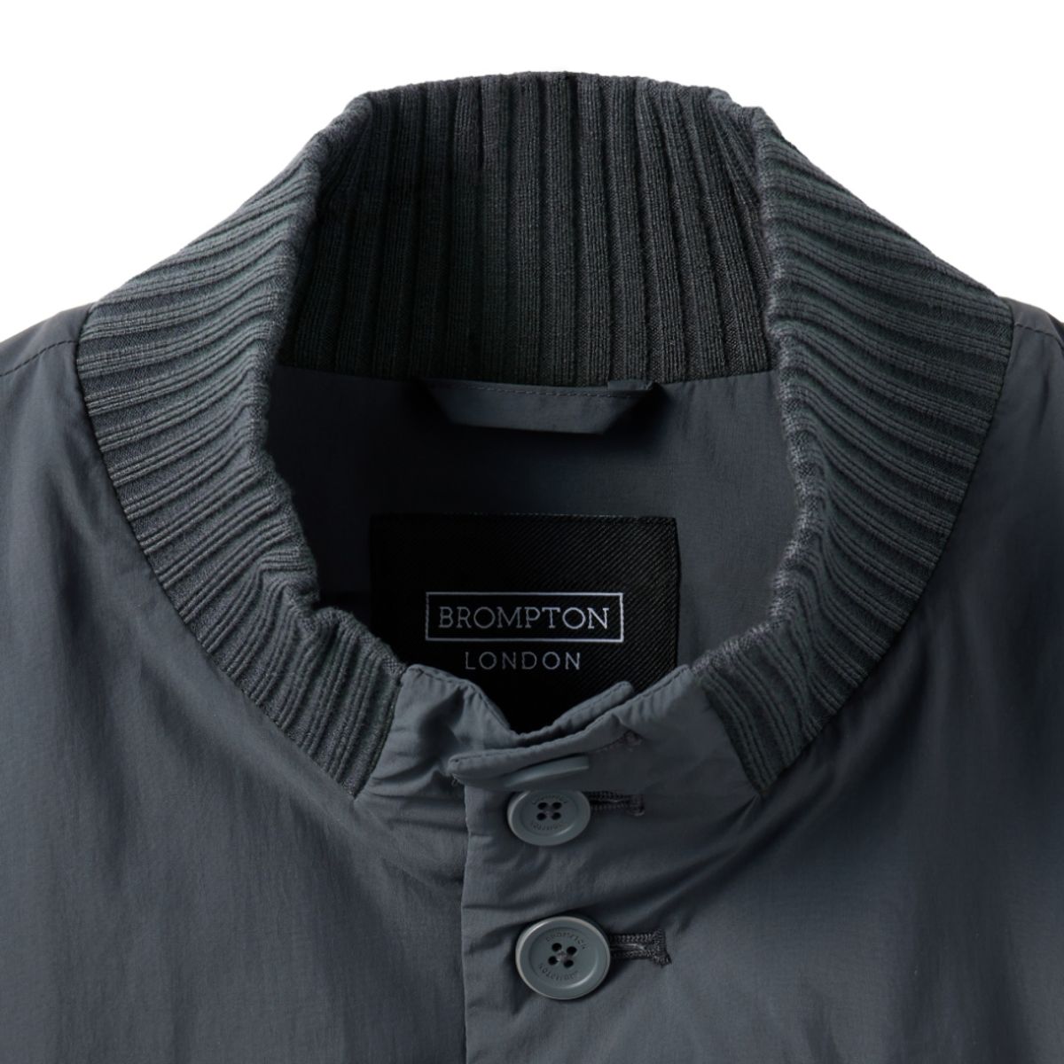 브롬톤 런던(BROMPTON LONDON) AEROWARM HIGH NECK BOMBER - CHARCOAL (P244MDW203)