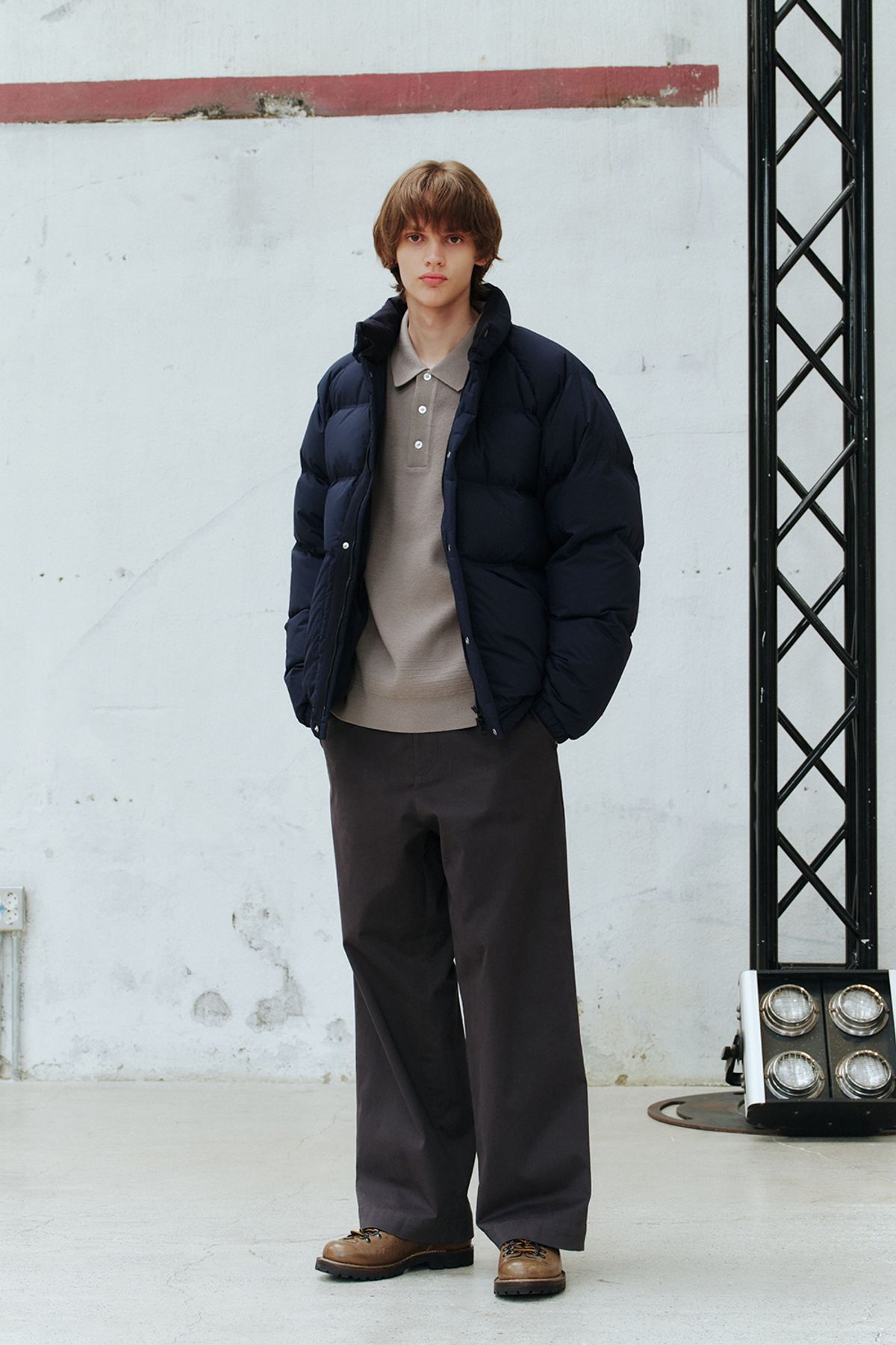 홀리선(HORLISUN) Southpark Water Repellent Duckdown Jacket NAVY