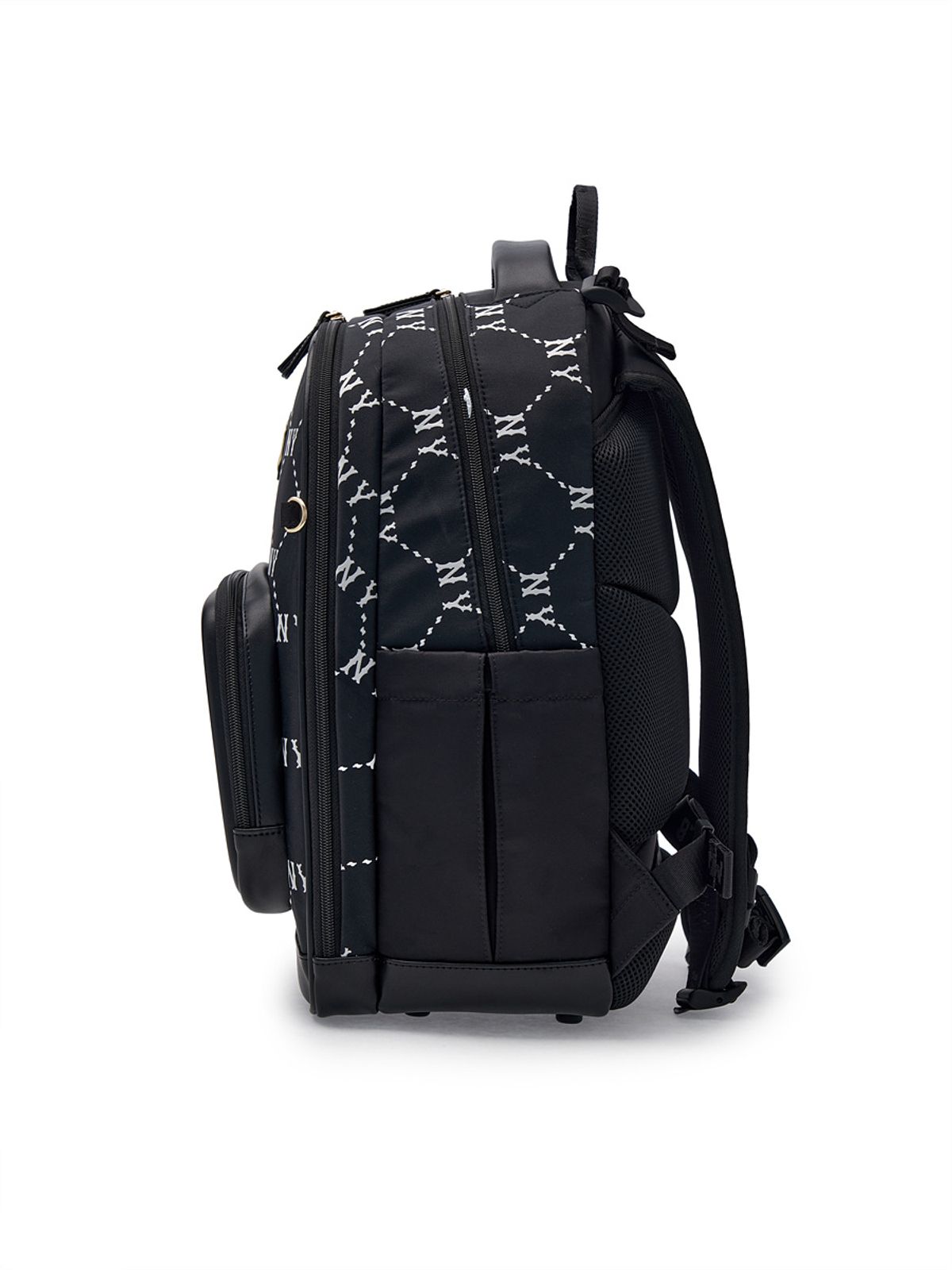 엠엘비 키즈(MLB KIDS) 뉴럭스 모노그램 책가방 세트 NY (Black)