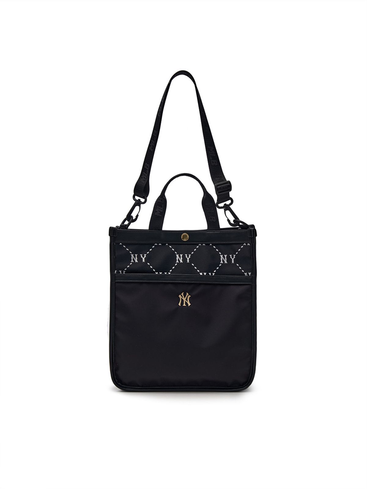 엠엘비 키즈(MLB KIDS) 뉴럭스 모노그램 책가방 세트 NY (Black)
