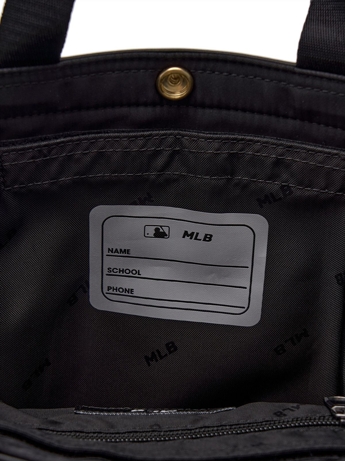 엠엘비 키즈(MLB KIDS) 뉴럭스 모노그램 책가방 세트 NY (Black)