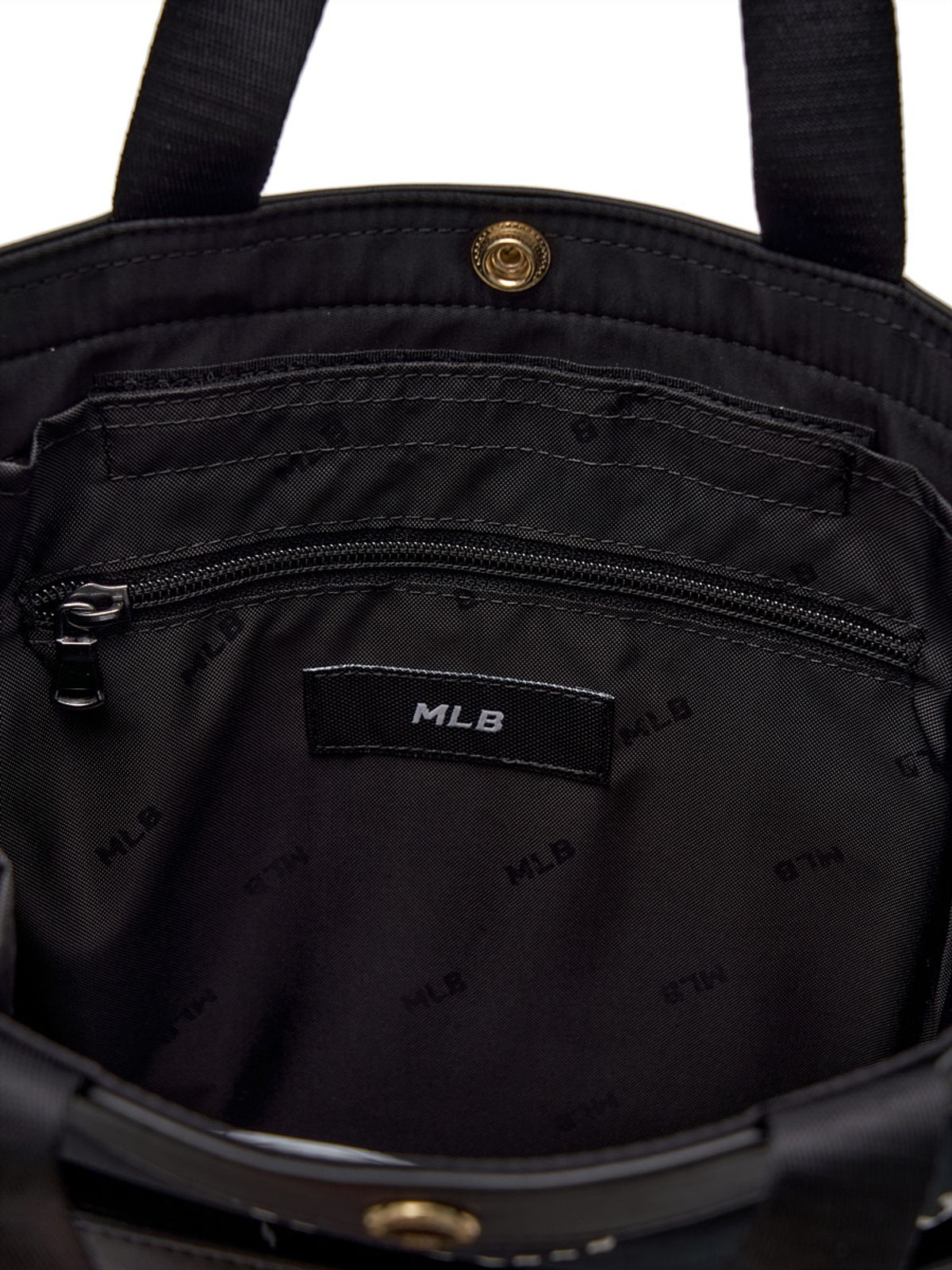 엠엘비 키즈(MLB KIDS) 뉴럭스 모노그램 책가방 세트 NY (Black)