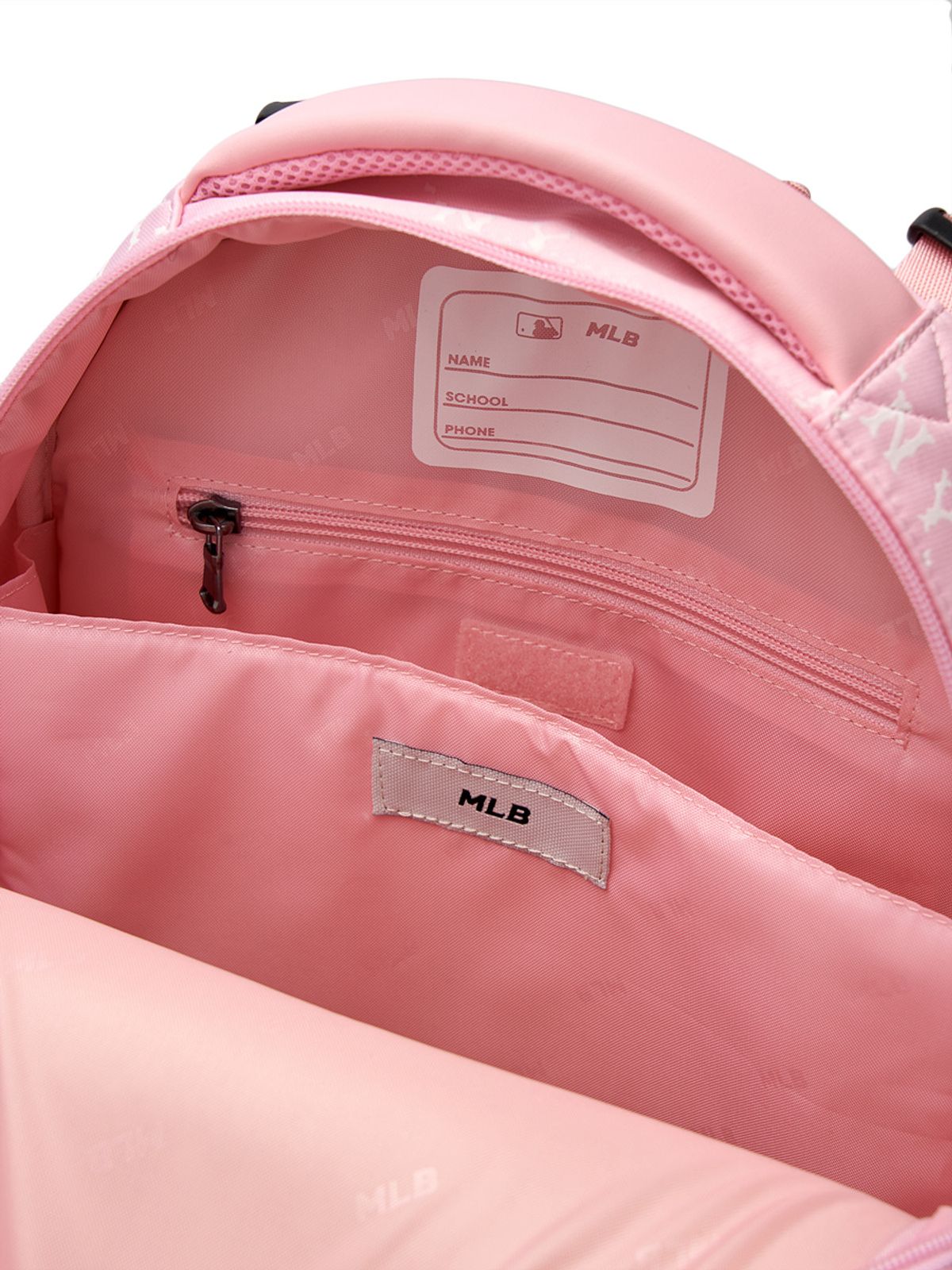 엠엘비 키즈(MLB KIDS) 뉴럭스 모노그램 책가방 세트 NY (L.Pink)