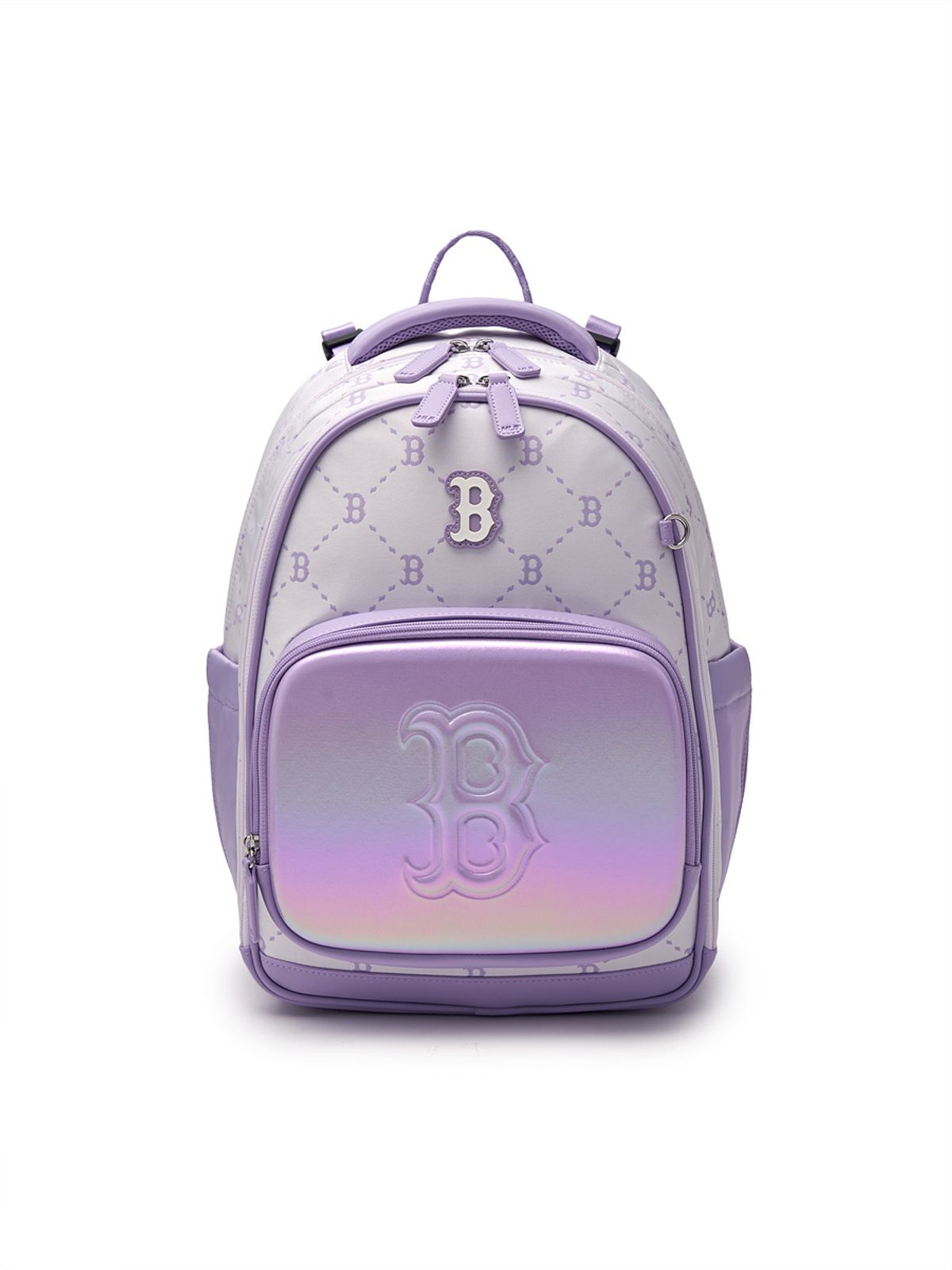 엠엘비 키즈(MLB KIDS) 뉴럭스 모노그램 책가방 세트 BOS (L.Lavender)