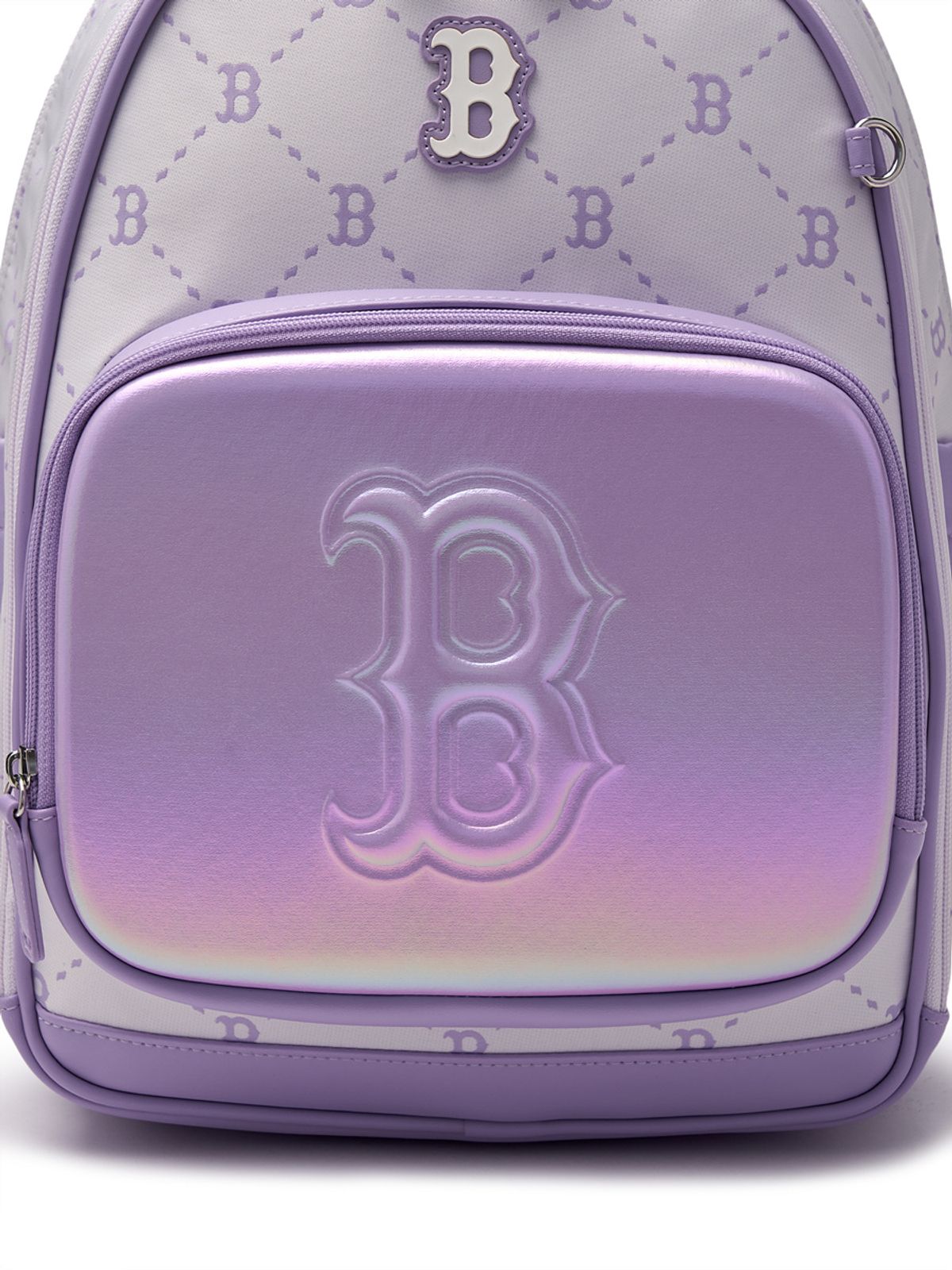 엠엘비 키즈(MLB KIDS) 뉴럭스 모노그램 책가방 세트 BOS (L.Lavender)