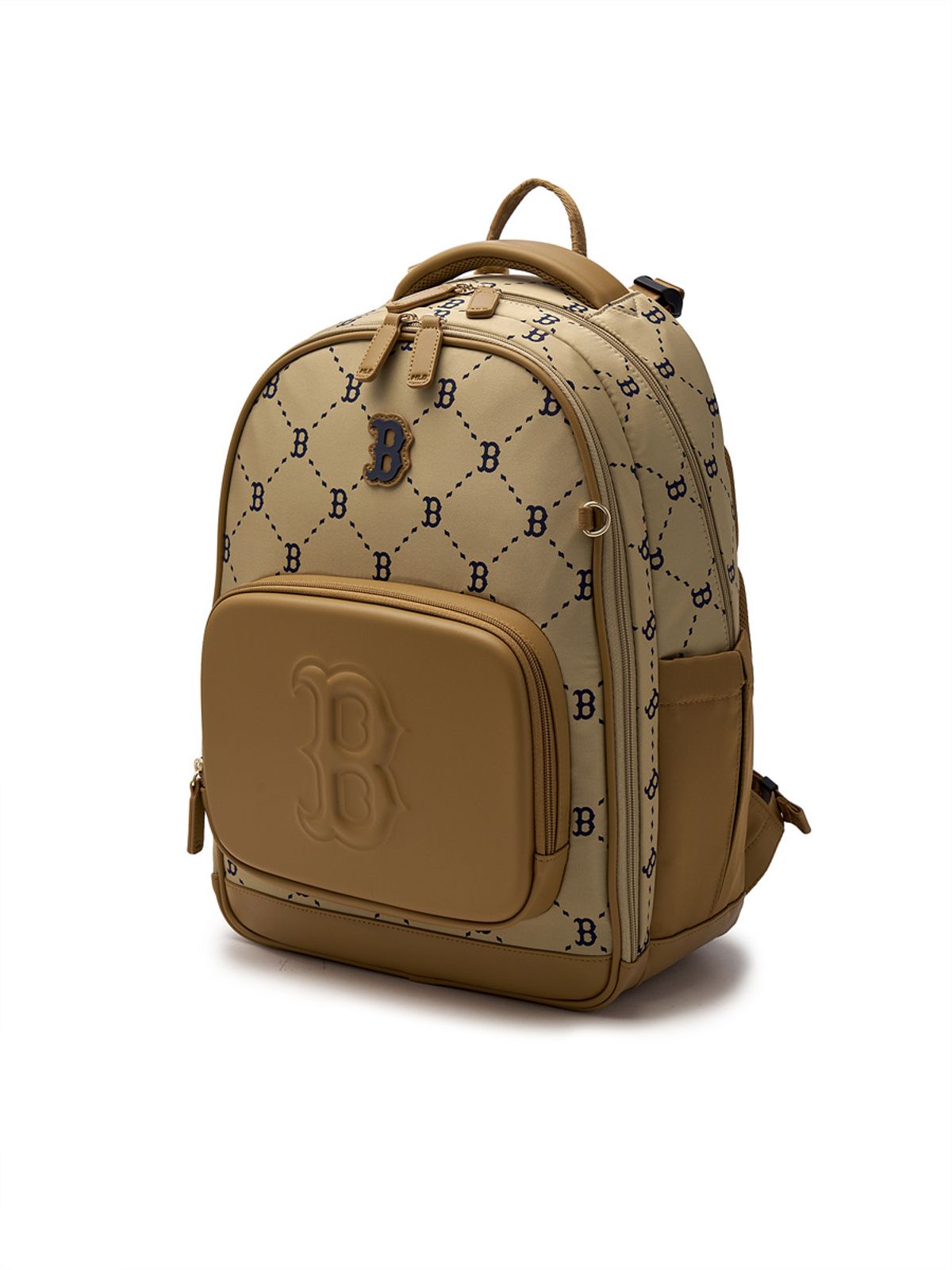 엠엘비 키즈(MLB KIDS) 뉴럭스 모노그램 책가방 세트 BOS (Beige)