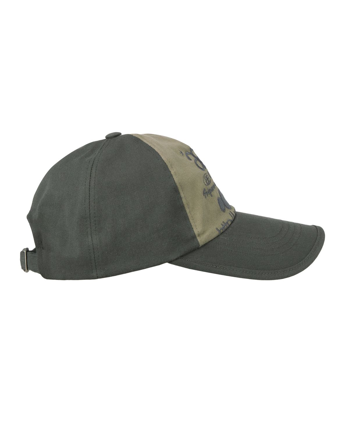 에이이에이이(AEAE) WEB LOGO 5 PANNEL BALL CAP [CHARCOAL/BEIGE]