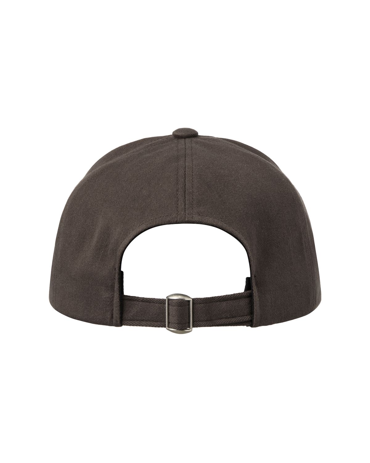에이이에이이(AEAE) WEB LOGO 5 PANNEL BALL CAP [DARK BROWN/BLACK]