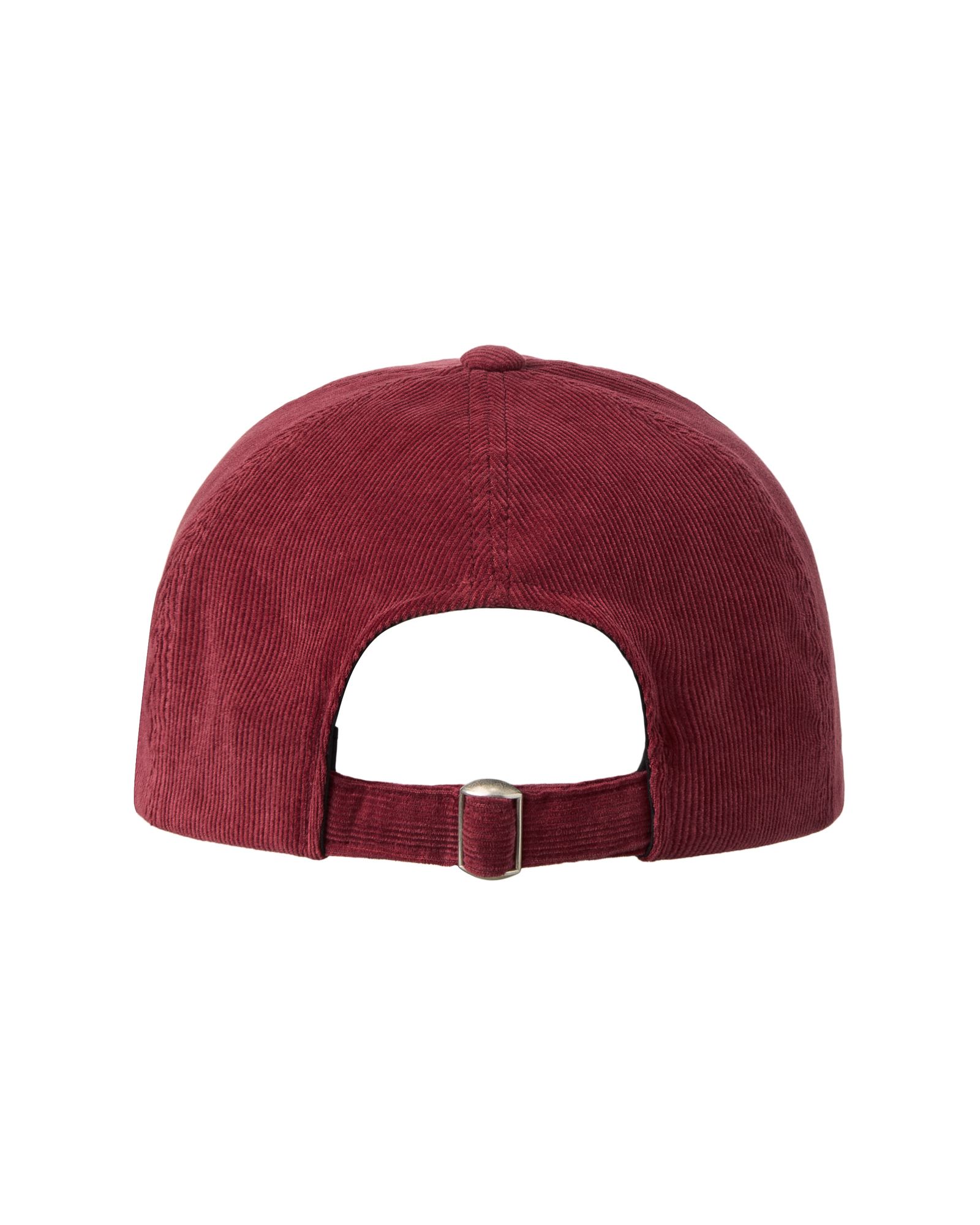 MUSINSA | AEAE WEB LOGO CORDUROY CAP [BURGUNDY]