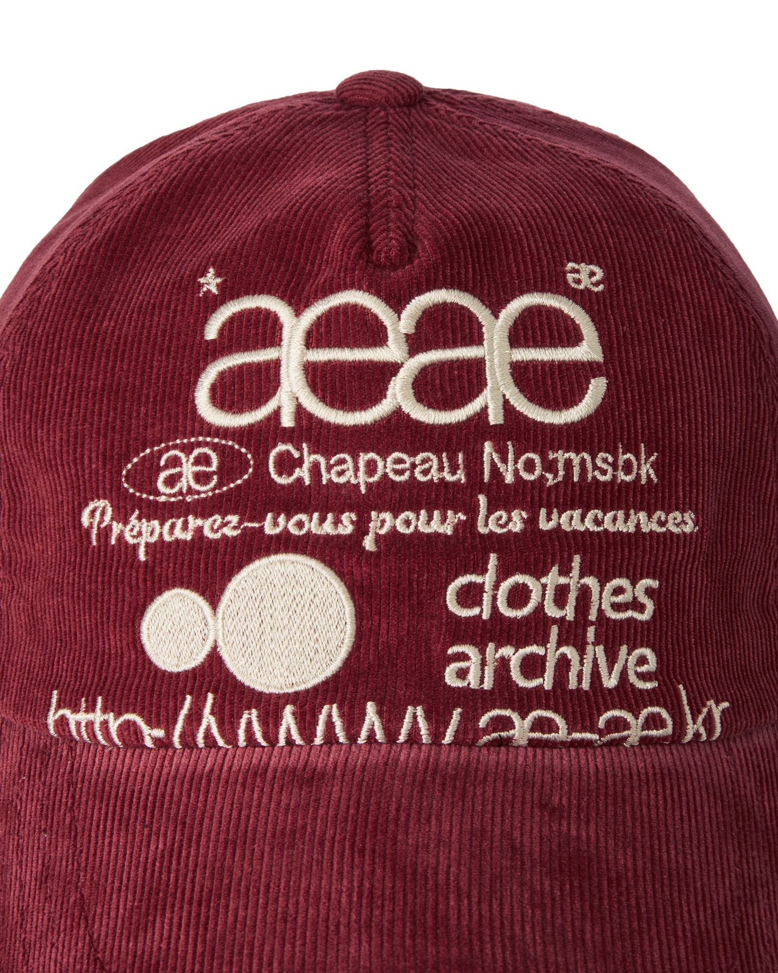 ハット [AEAE] WEB LOGO CORDUROY CAP 3color MUSINSA | AEAE WEB LOGO CORDUROY CAP [BURGUNDY]