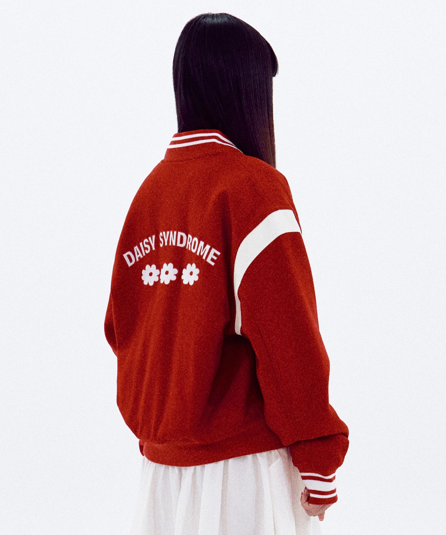 DAISY SYNDROME★韓国★人気★TRIPLETS VARSITY JACKET 2色 DAISY SYNDROME☆韓国☆人気☆TRIPLETS VARSITY JACKET 2色