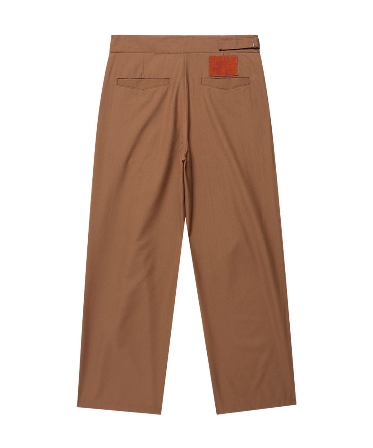 웨슬리 휴스턴(WESLEYHYUSTON) THREE TUCK GURKHA SLACKS BROWN