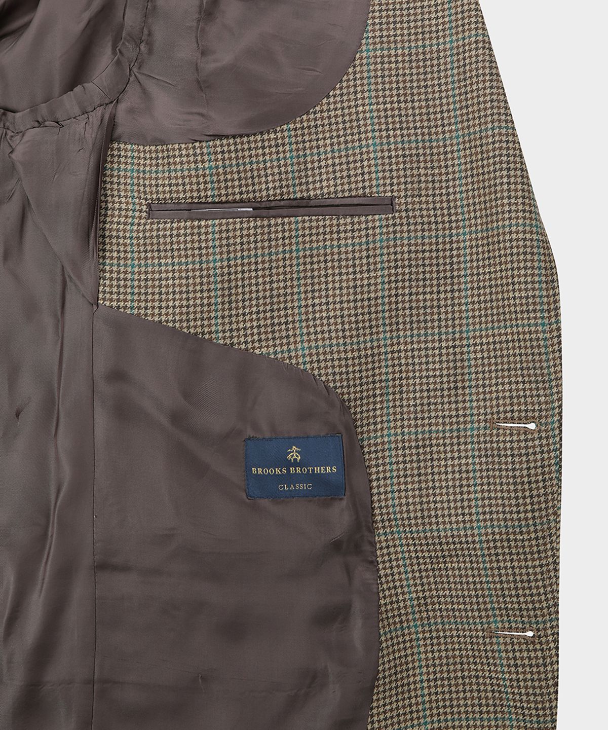 브룩스 브라더스(BROOKS BROTHERS) 클래식핏 트위드 2버튼 스포츠코트 (브라운) (BBJSMF47144EF)