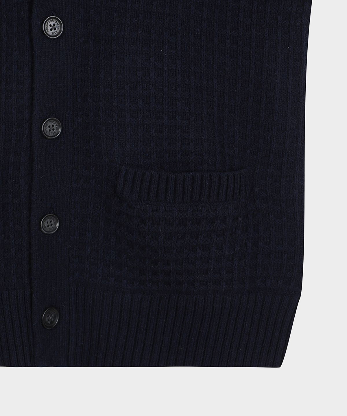 브룩스 브라더스(BROOKS BROTHERS) 스키 패턴 숄가디건 (블루) (BBWCMF4558MEW)