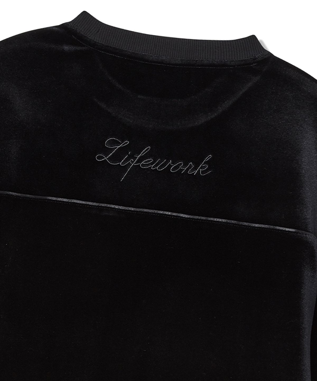 라이프워크(LIFEWORK) 여성) 스판 벨벳 맨투맨