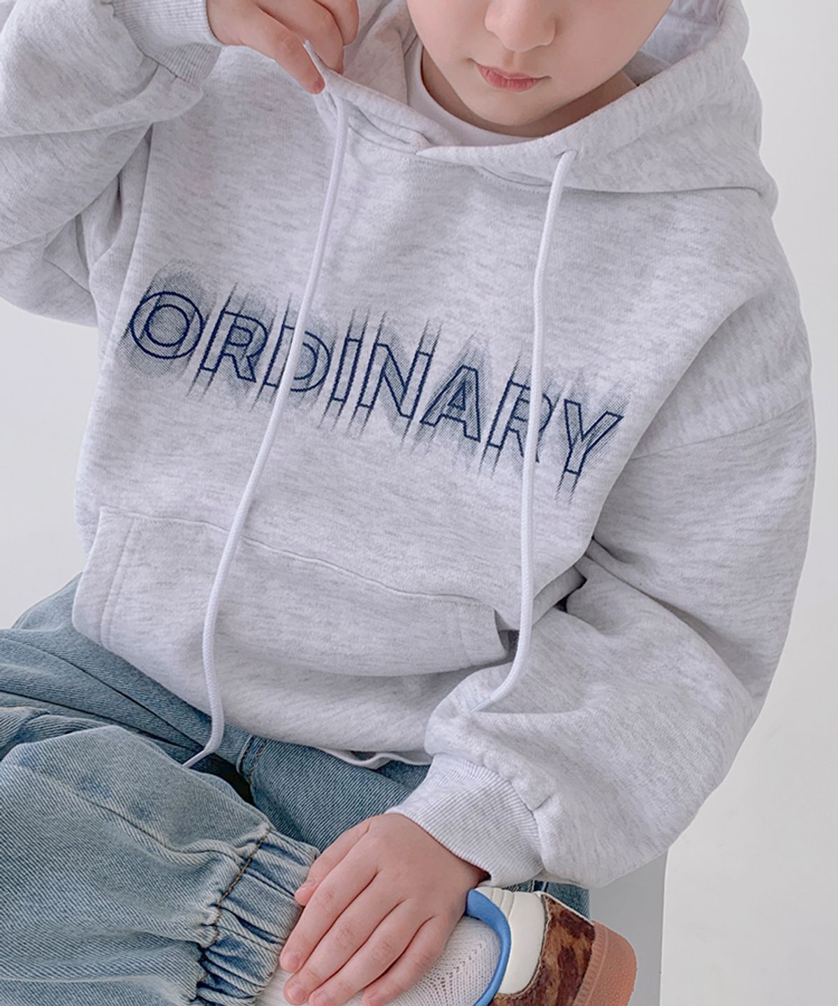 베리클로젯(BERRYCLOSET) [기모] 오디너리 크로키 후드티