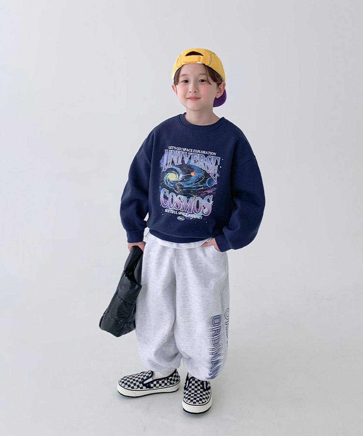 베리클로젯(BERRYCLOSET) [기모] 스페이스 언더바 맨투맨