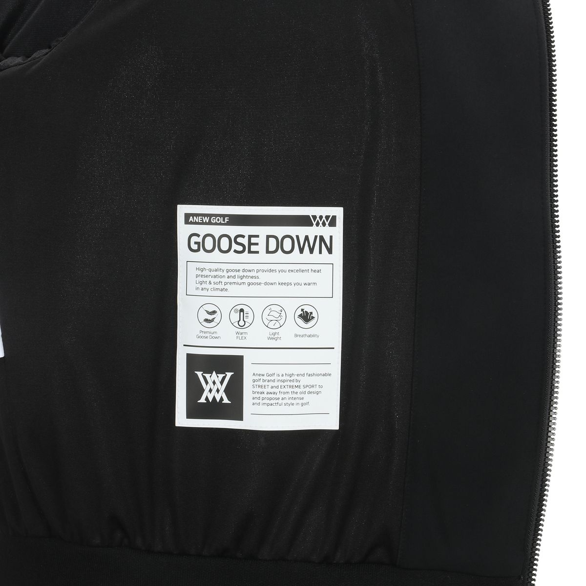 어뉴골프(ANEW GOLF) W PERFORMANCE SHORT SLEEVE DOWN JK_BK