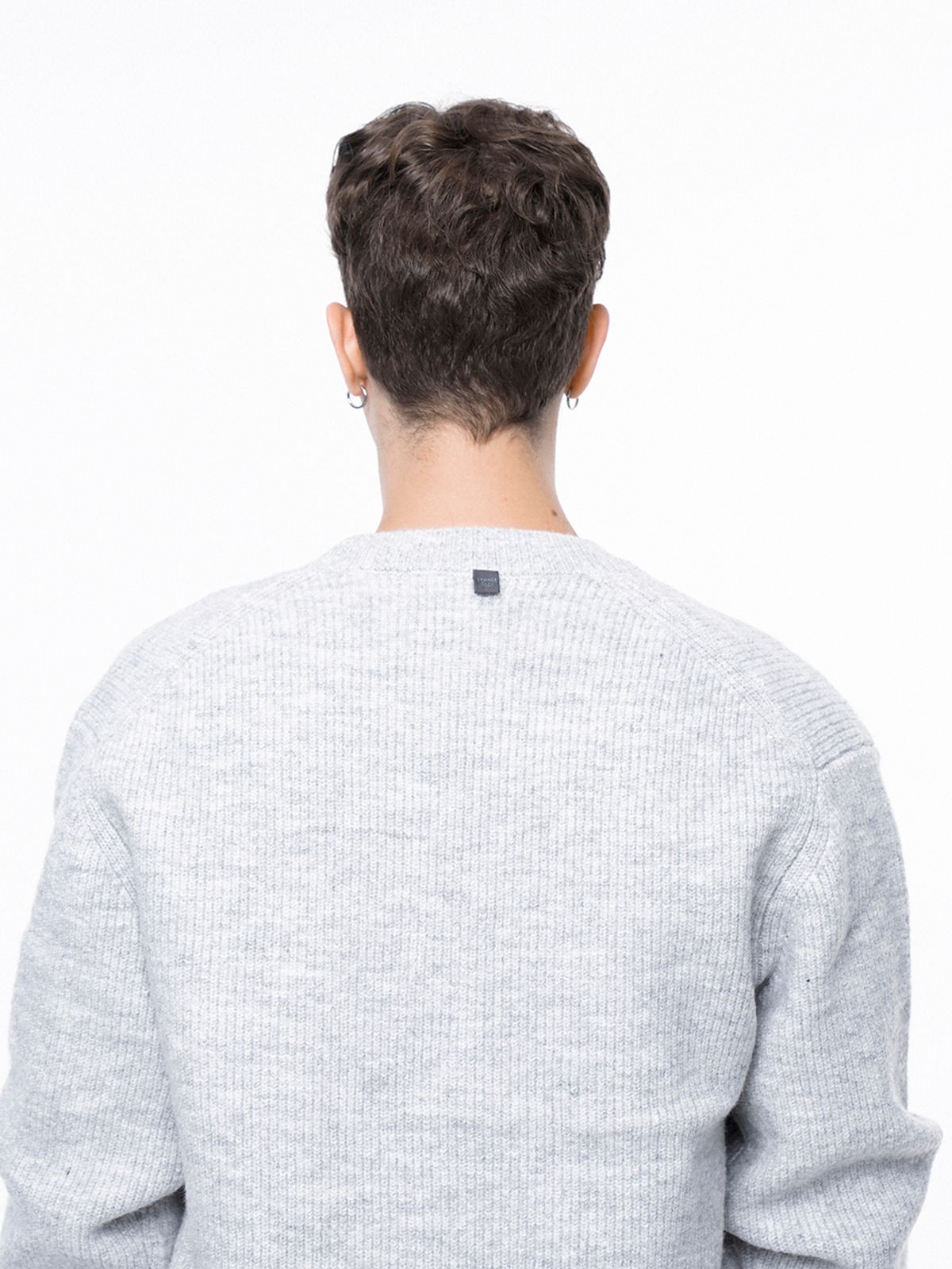 챈세스노이(CHANCE'S NOI) Dense Hazzy Y-neck Cardigan - Melange /M243OT01ML