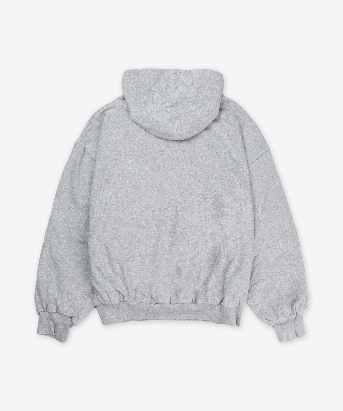 발렌시아가(BALENCIAGA) 레귤러 라인드 후드 - 헤더 그레이:옐로우 / 807999TRVH59921