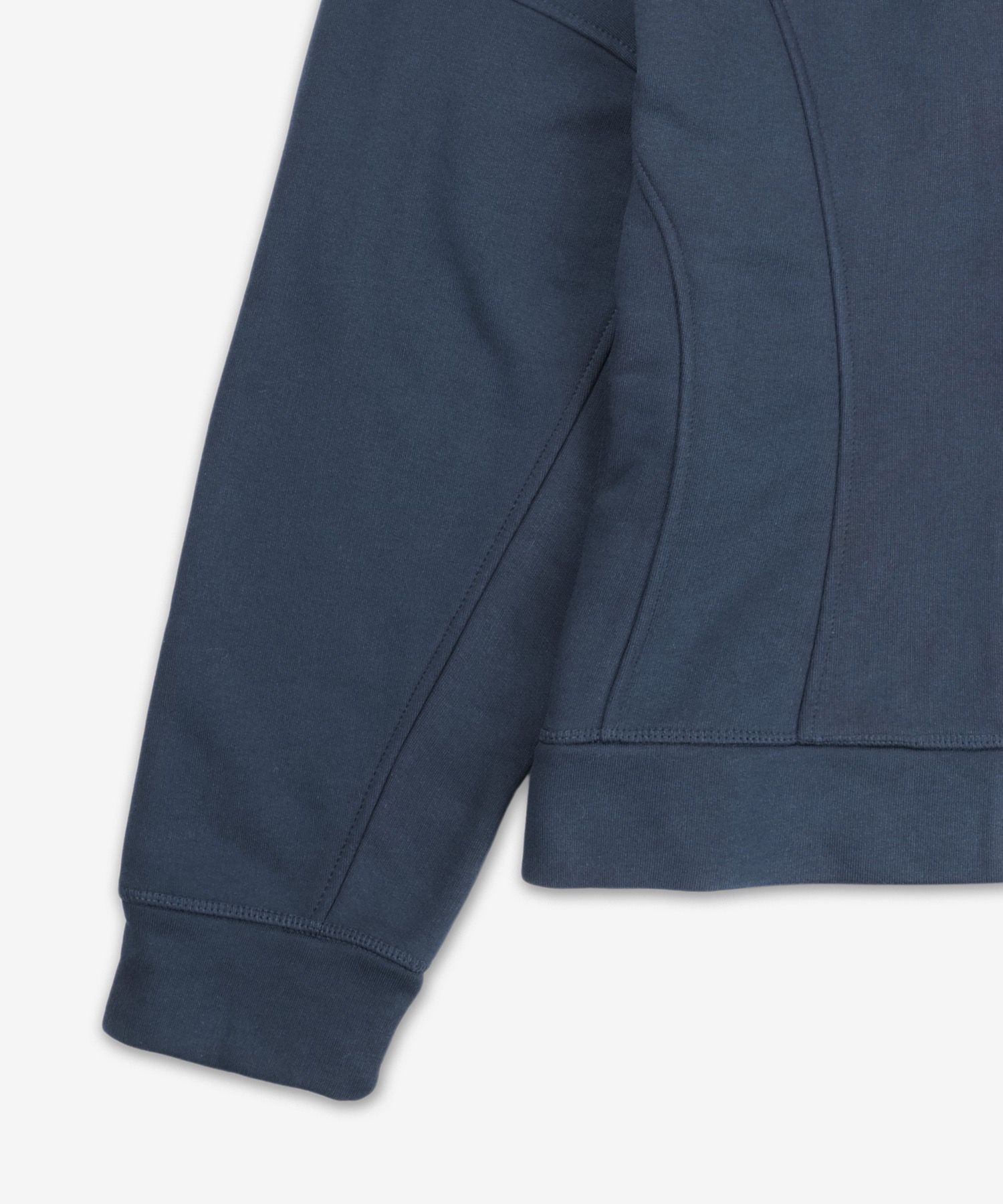 MUSINSA | GANNI Heavy Fleece Zip-Up Hoodie - Sky Captain