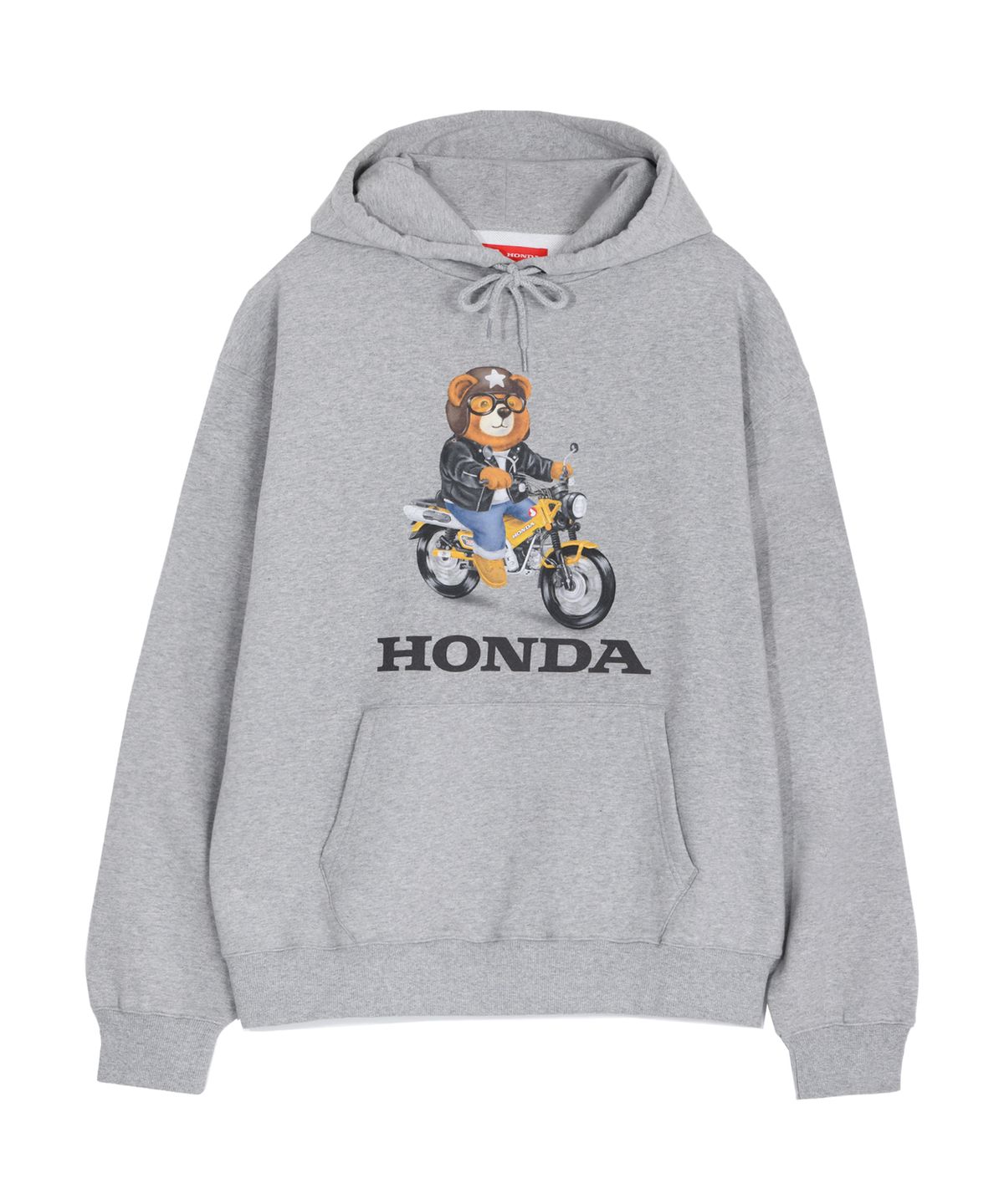핍스 모터사이클(PHYPS MOTORCYCLE) Honda CT 125 Bear Hoodie_Gray