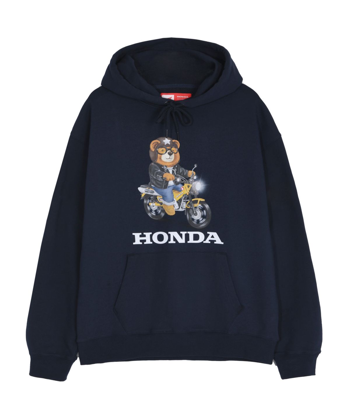 핍스 모터사이클(PHYPS MOTORCYCLE) Honda CT 125 Bear Hoodie_Navy