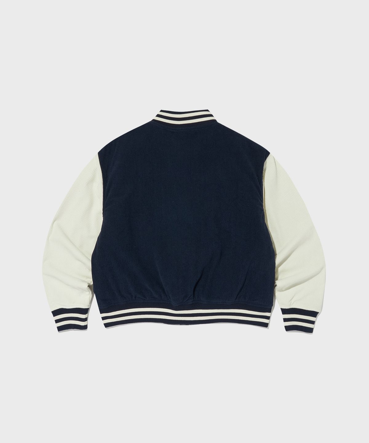 챔피온(CHAMPION) 여성 코듀로이 스냅 바시티 자켓 Dark Navy