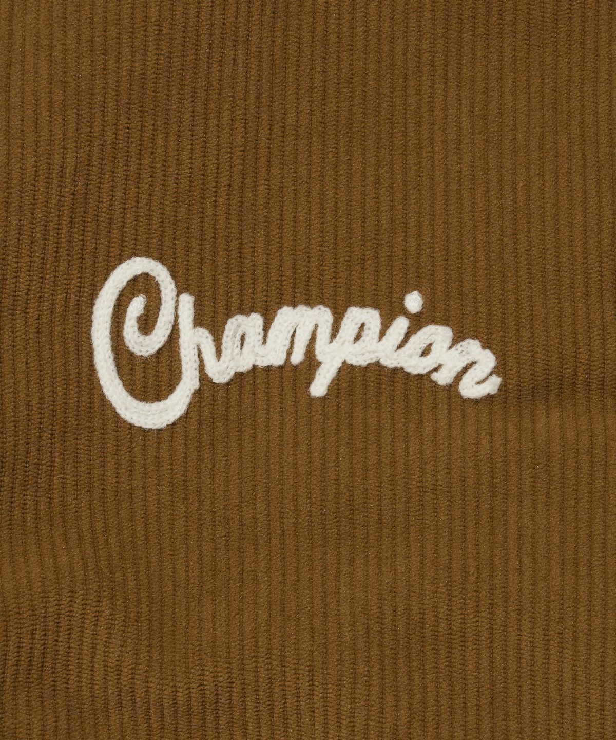 챔피온(CHAMPION) 여성 코듀로이 스냅 바시티 자켓 Camel