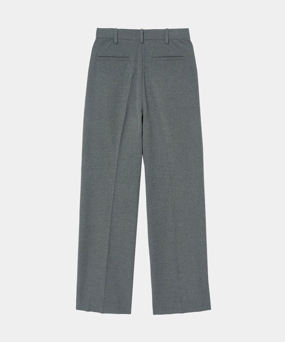 메종미네드(MAISON MINED) WOOL ONE TUCK SLACKS GREY