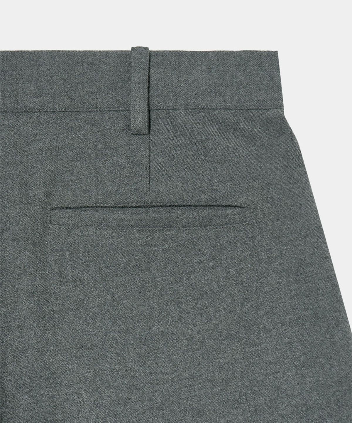 메종미네드(MAISON MINED) WOOL ONE TUCK SLACKS GREY