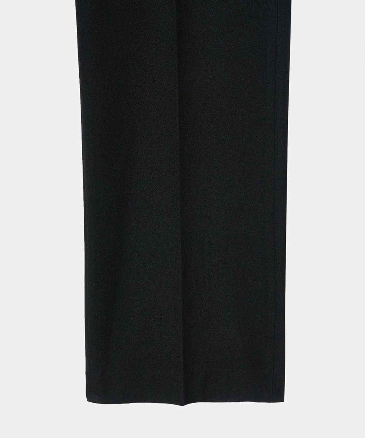 메종미네드(MAISON MINED) WOOL ONE TUCK SLACKS BLACK