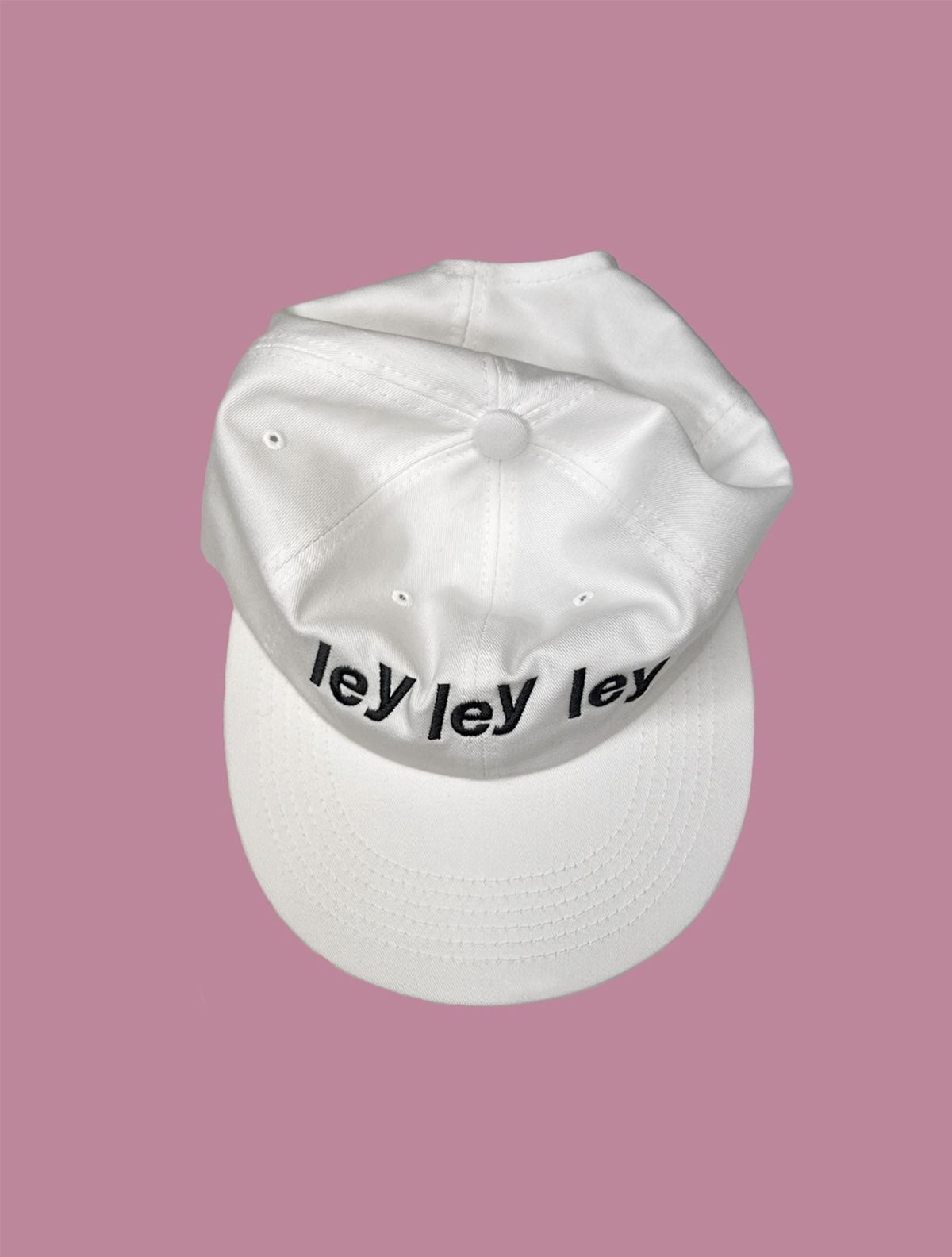 노우트(NOUGHT) 엘이와이 식스패널 캡 / 화이트
