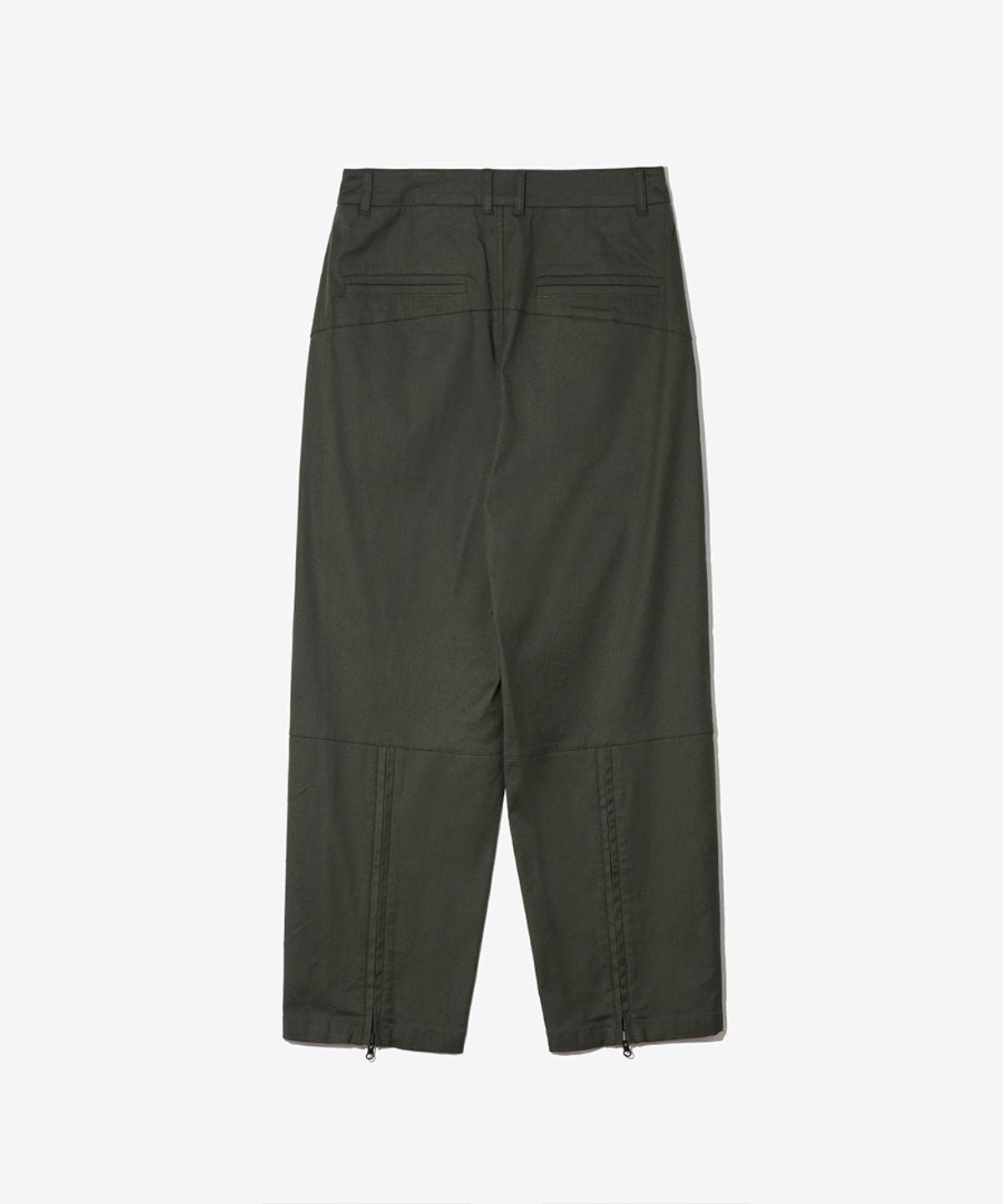 논타입(NONTYPE) ZIPPER HIDDEN PANTS (KHAKI)